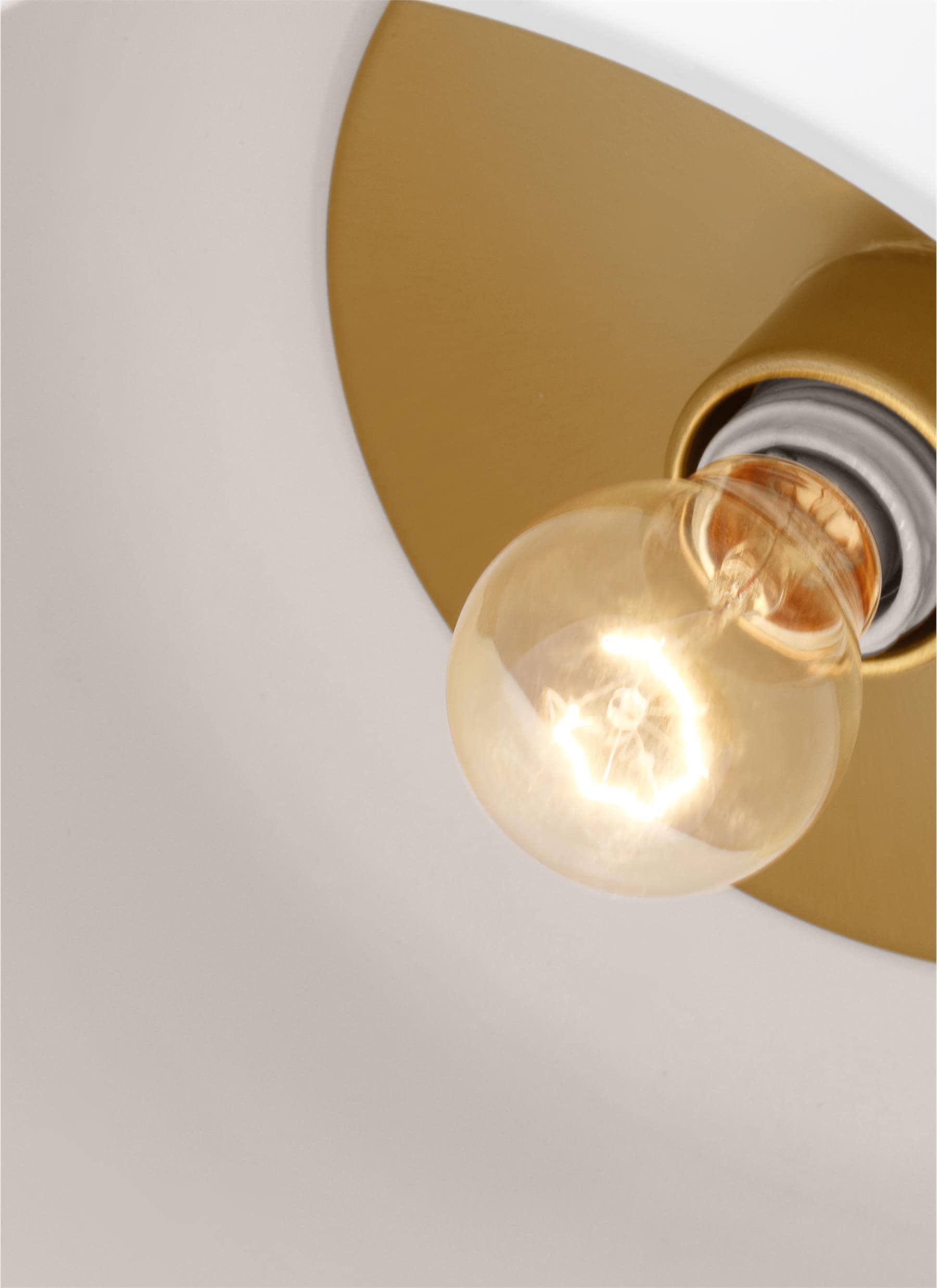 Malone Matte White LED Flush Mount Ceiling Light