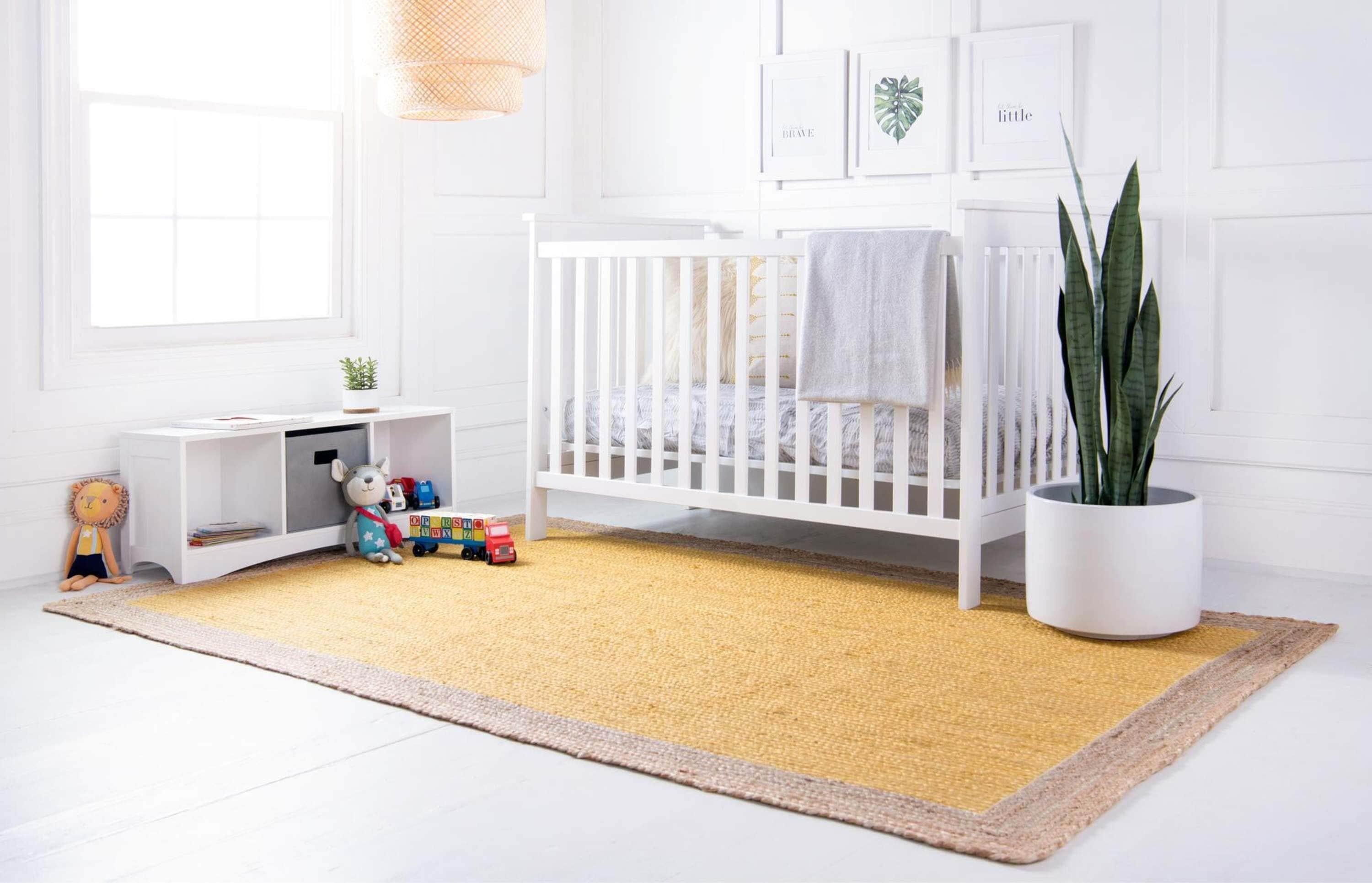 Unique Loom 6' 1 x 9' 0 Goa Braided Jute Rectangle Area Rug