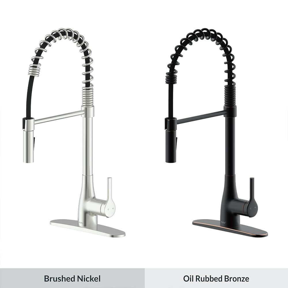 Spring Neck Pull Down Single Handle Kitchen Faucet