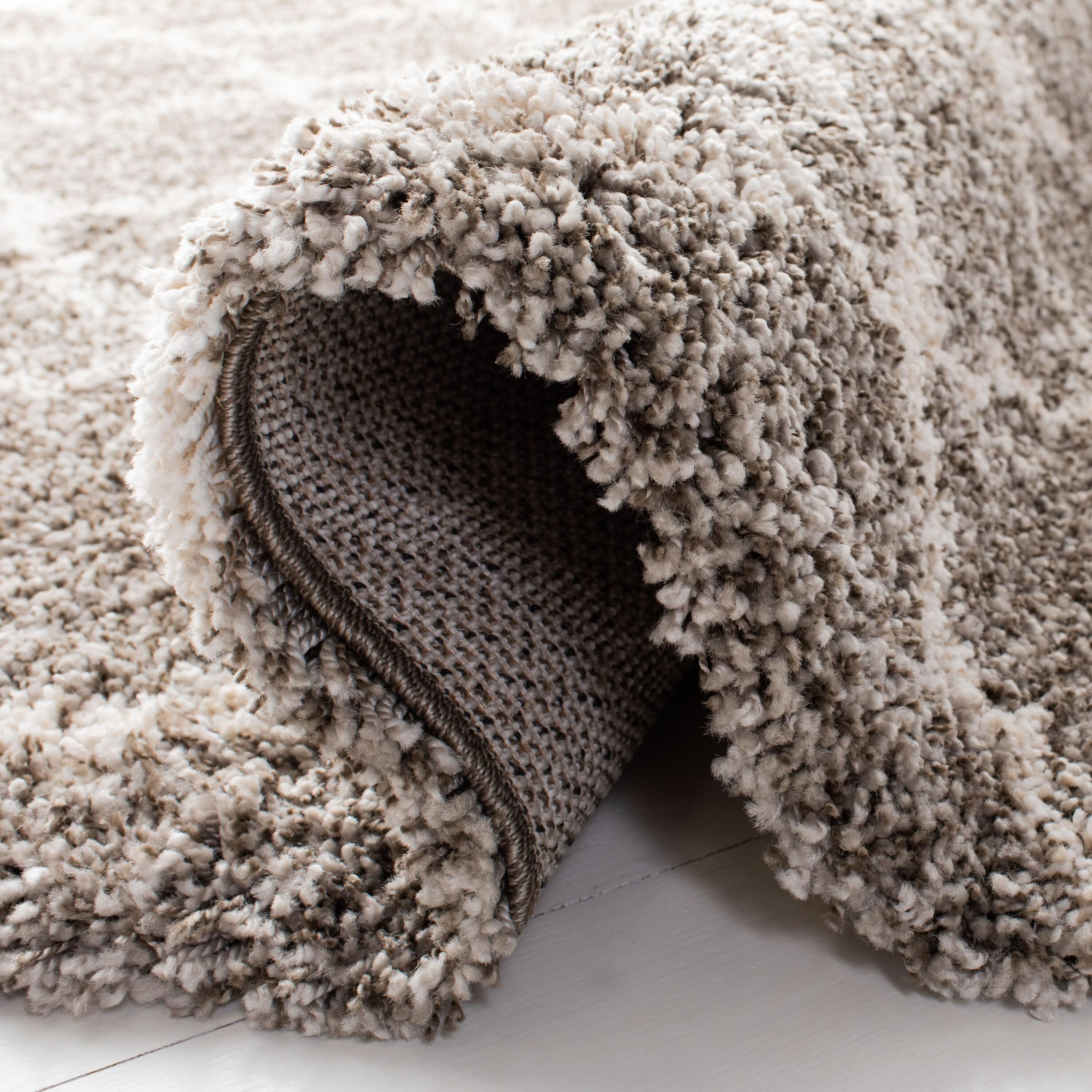 Hudson Shag SGH282 Power Loomed Indoor Area Rug - Grey/Ivory - 6'x9' - Safavieh