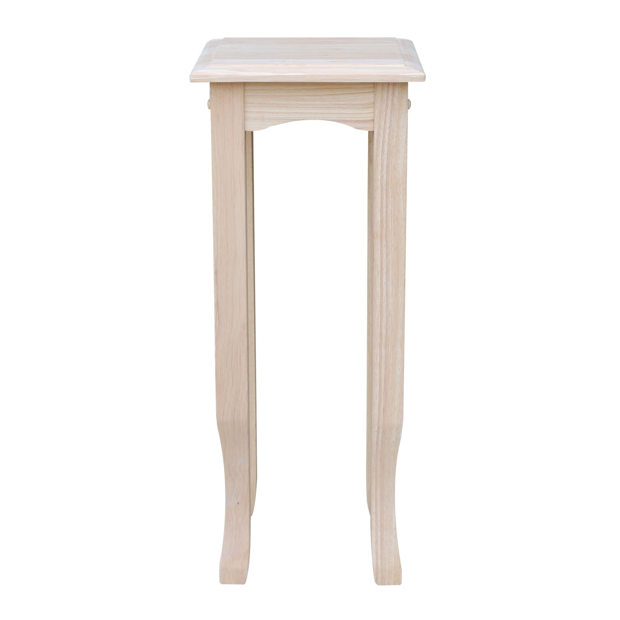 30" Tea Table Unfinished - International Concepts