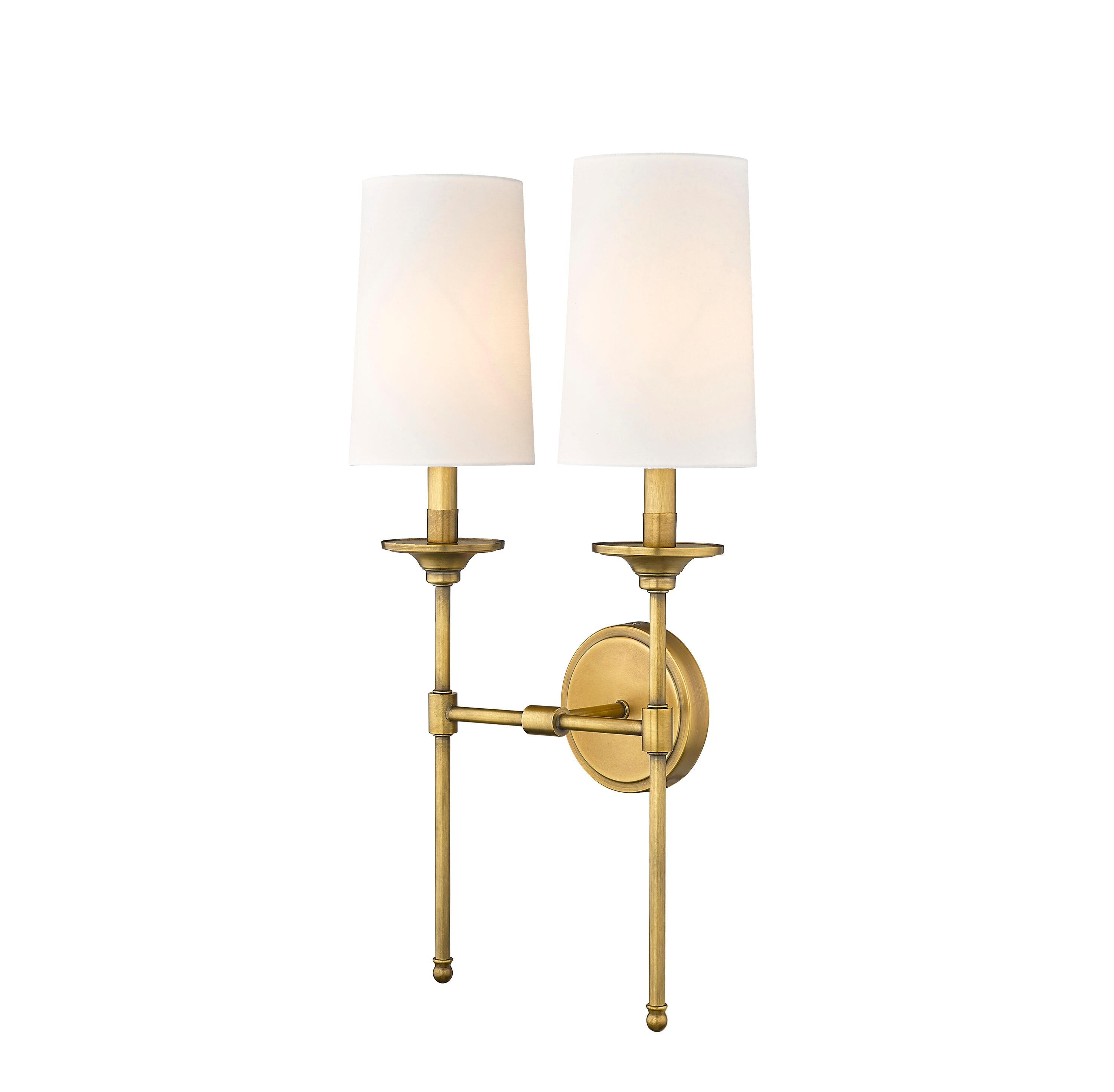 Z-Lite Emily 2 - Light Wall Light in  Rubbed Brass