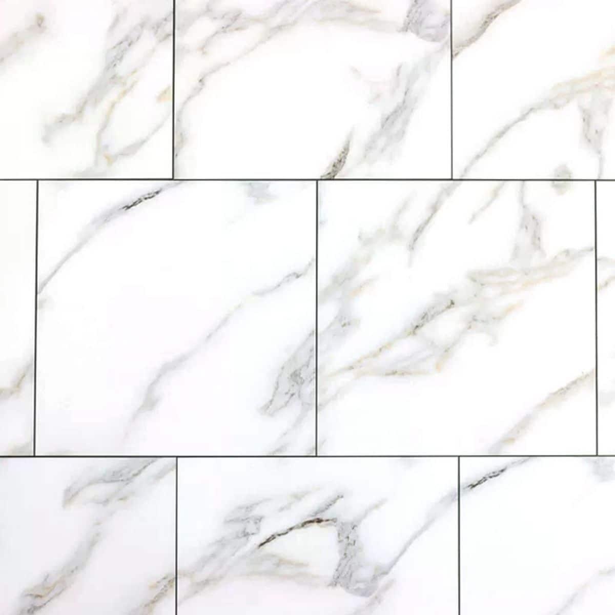 Nature 8 in. x 8 in. Look Glass Straight Edge Large Format Square Decorative Kitchen & Bathroom Wall Tile