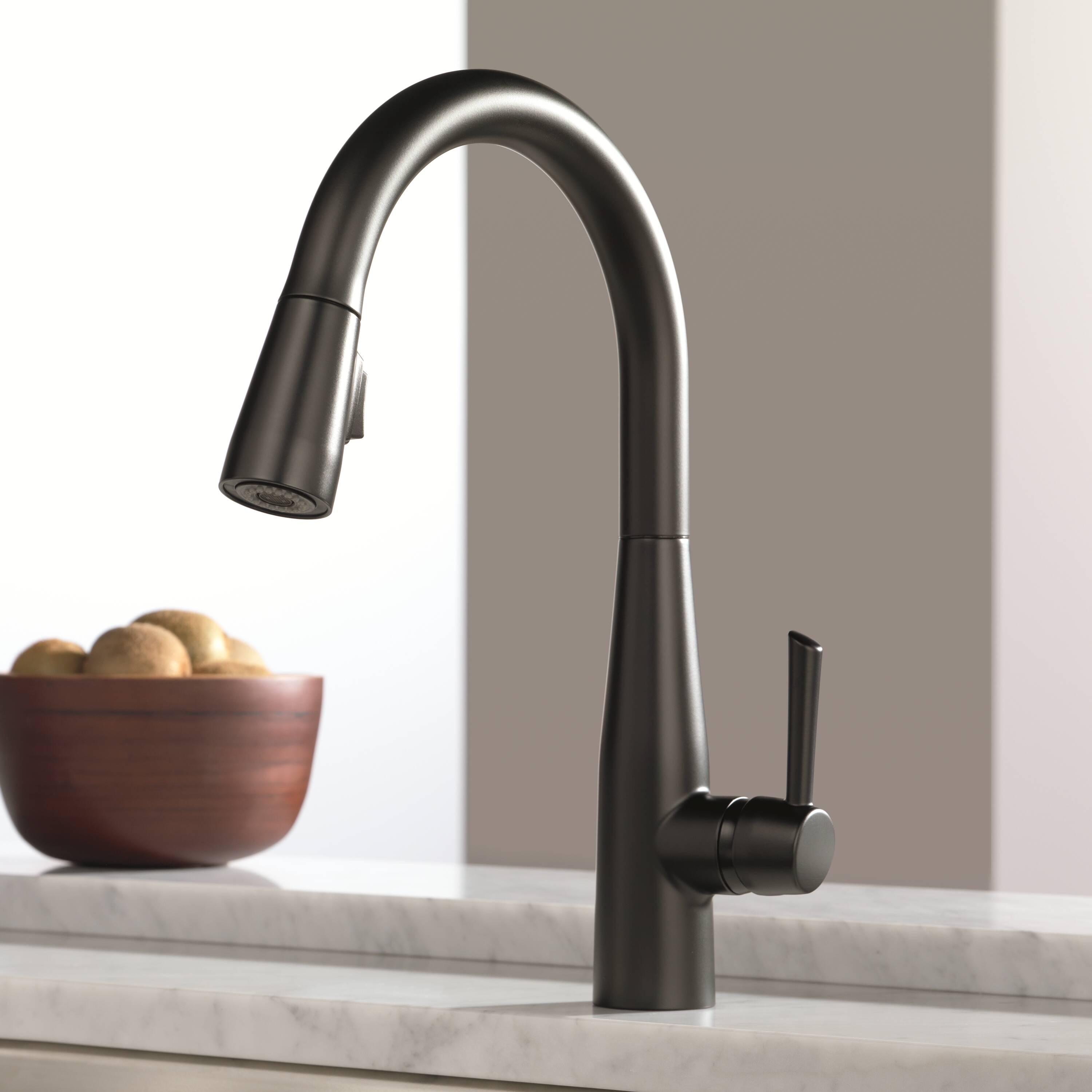 Essa Pull Down Single Handle Kitchen Faucet with MagnaTite® and Diamond Seal Technology