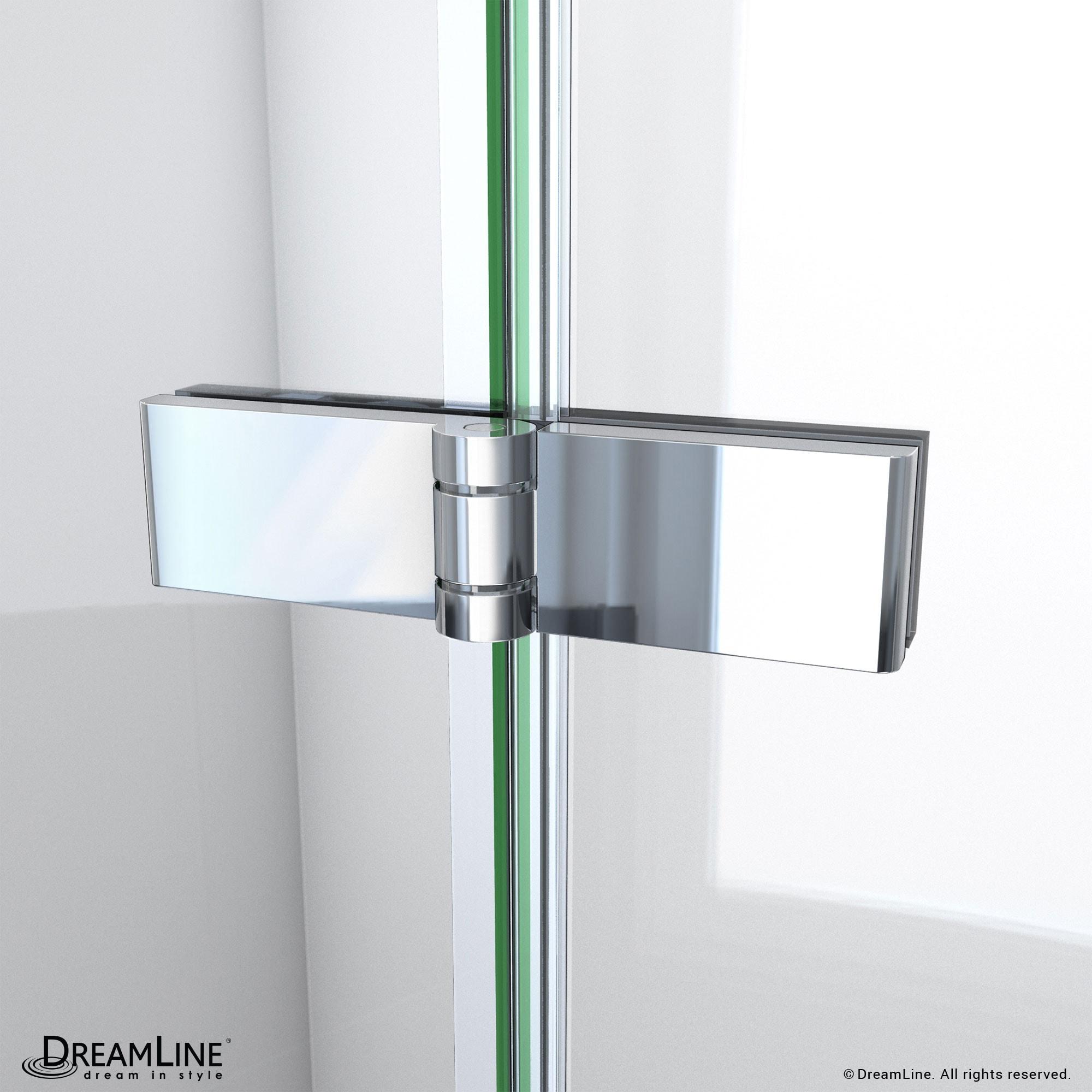 Aqua-Q Fold 32 W X 32 D X 74.75 H Frameless Square Shower Enclosure