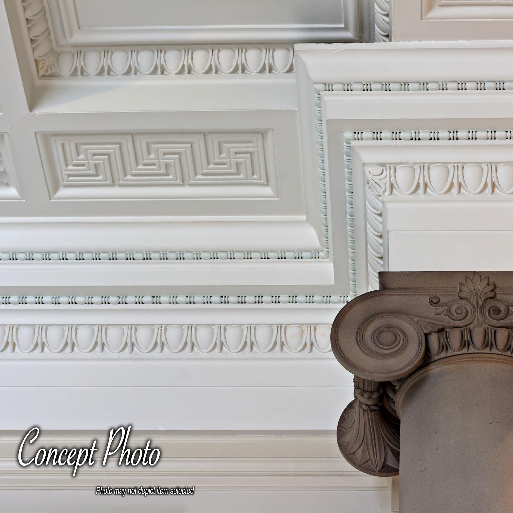 2-9/16 in x 3-1/8 in x 90-1/2 in Egg and Dart Polyurethane Crown Moulding Pro Pack 45 LF (Set of 6)