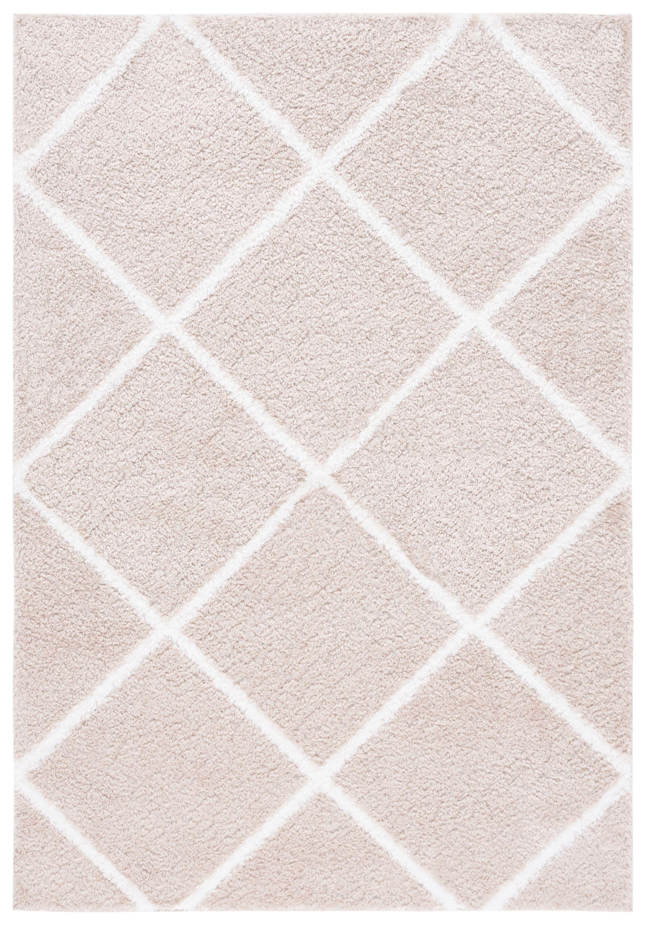 Latitude Run® Tahoe Shag Performance Geometric Rug