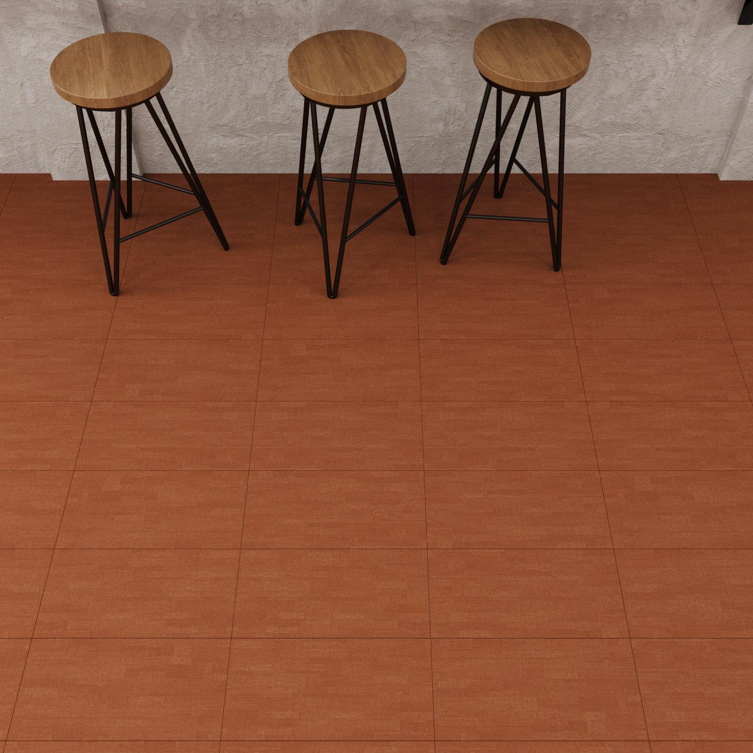 GlueCore Fab 28mil x 12" W x 24" L Adhesive Vinyl Tile Flooring