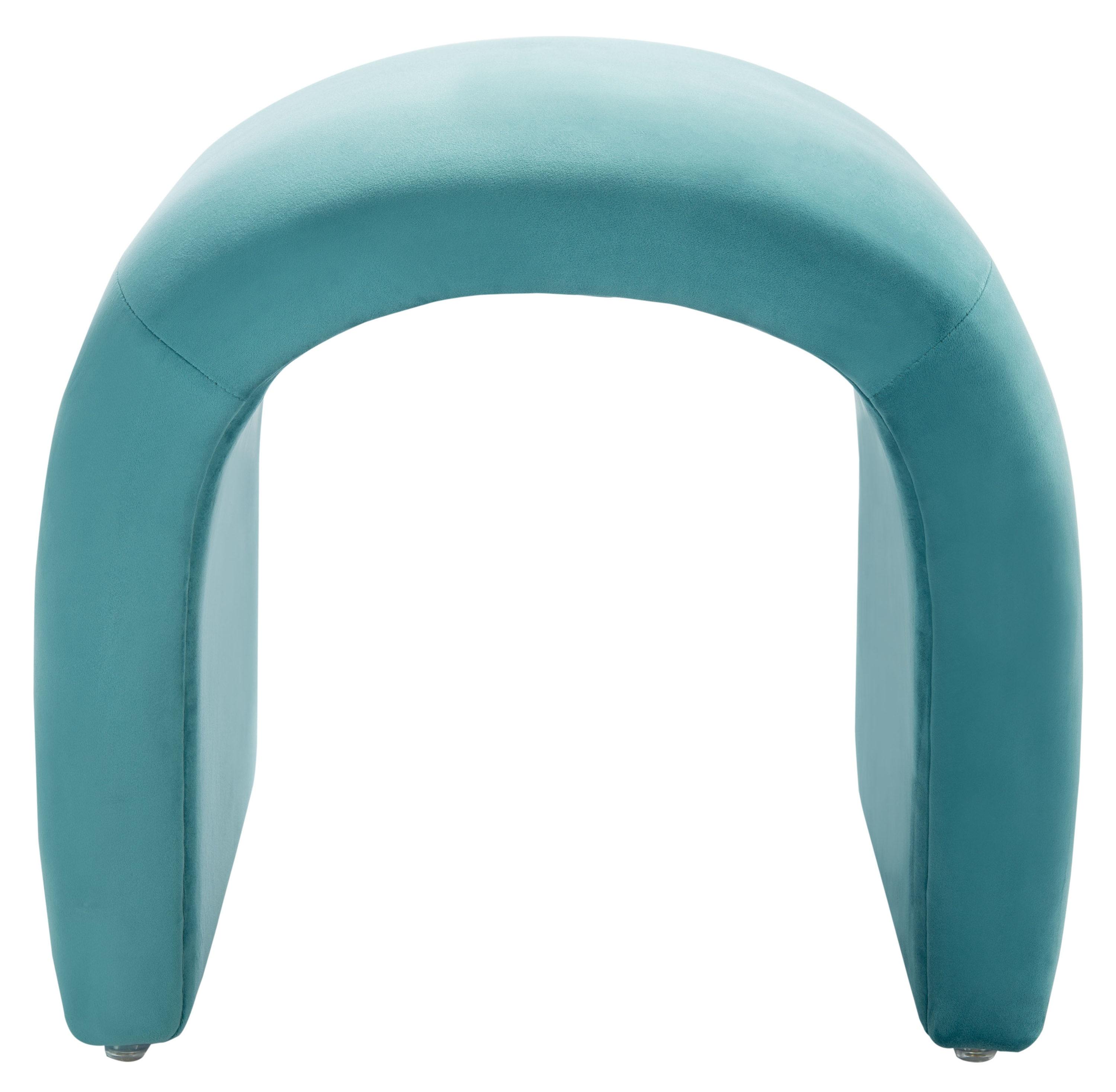 Kibo Ottoman - Sea Blue - Safavieh