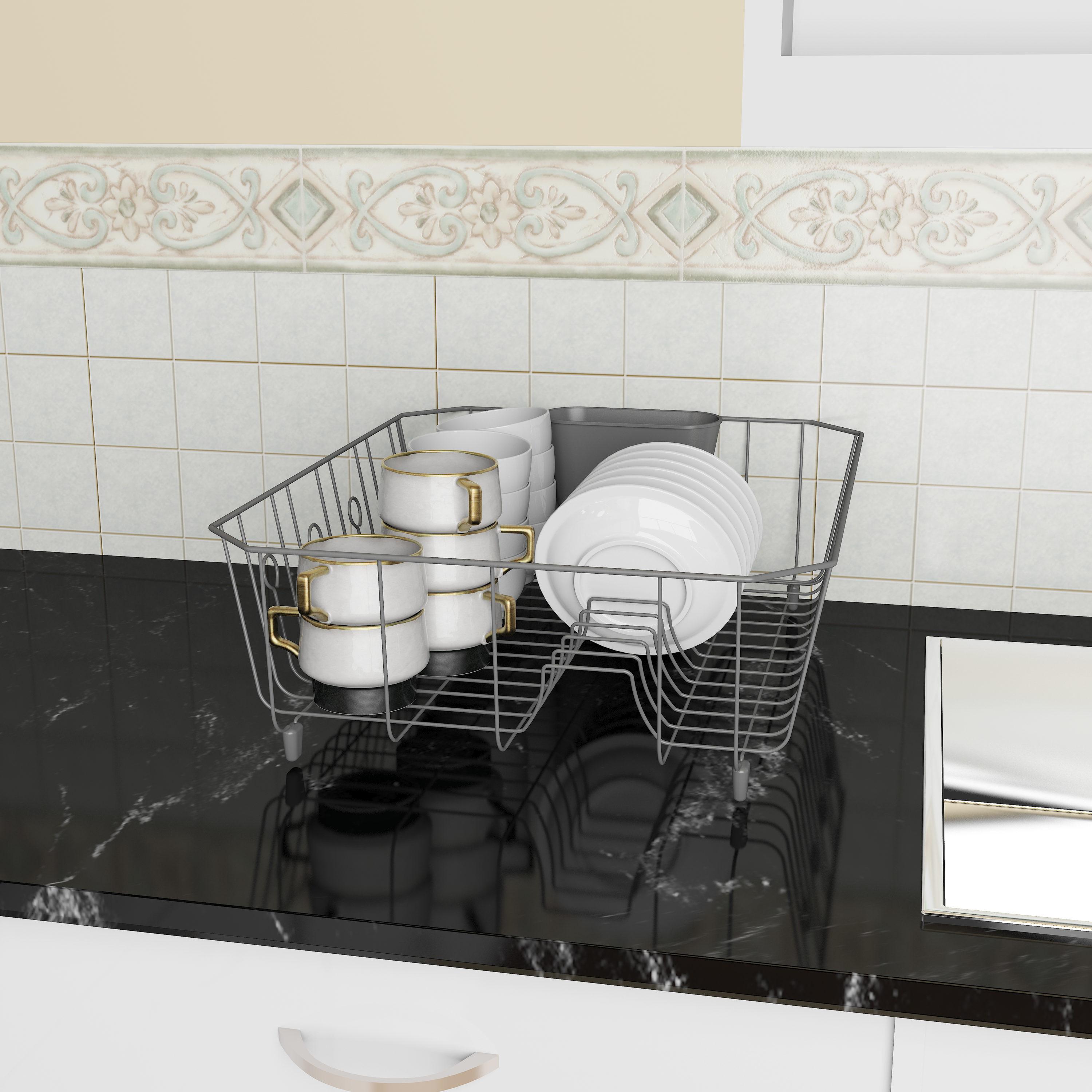 Panacea Steel Small Black Dish Drainer