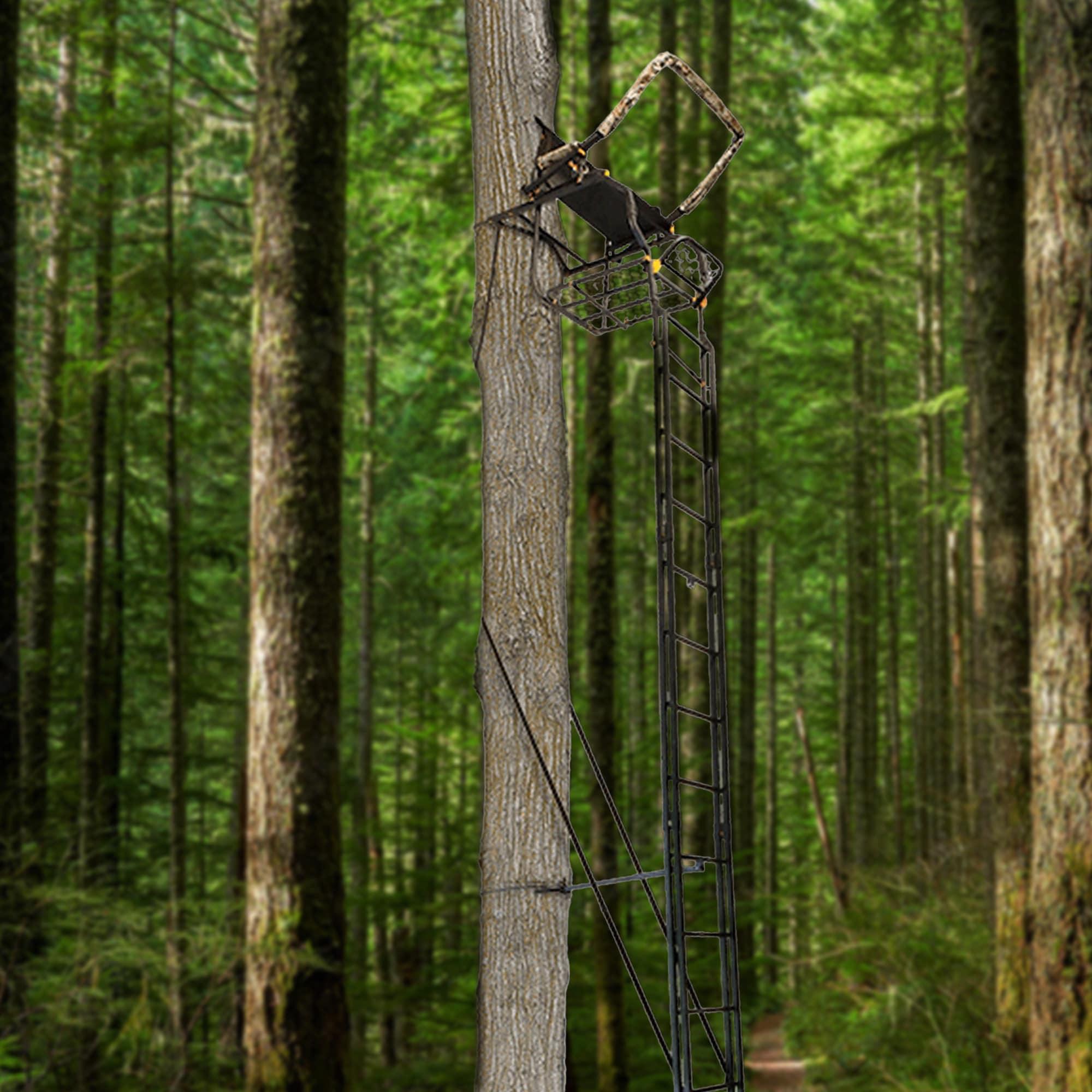 Muddy Warrior DXT 1-Man Ladder Stand, 17ft
