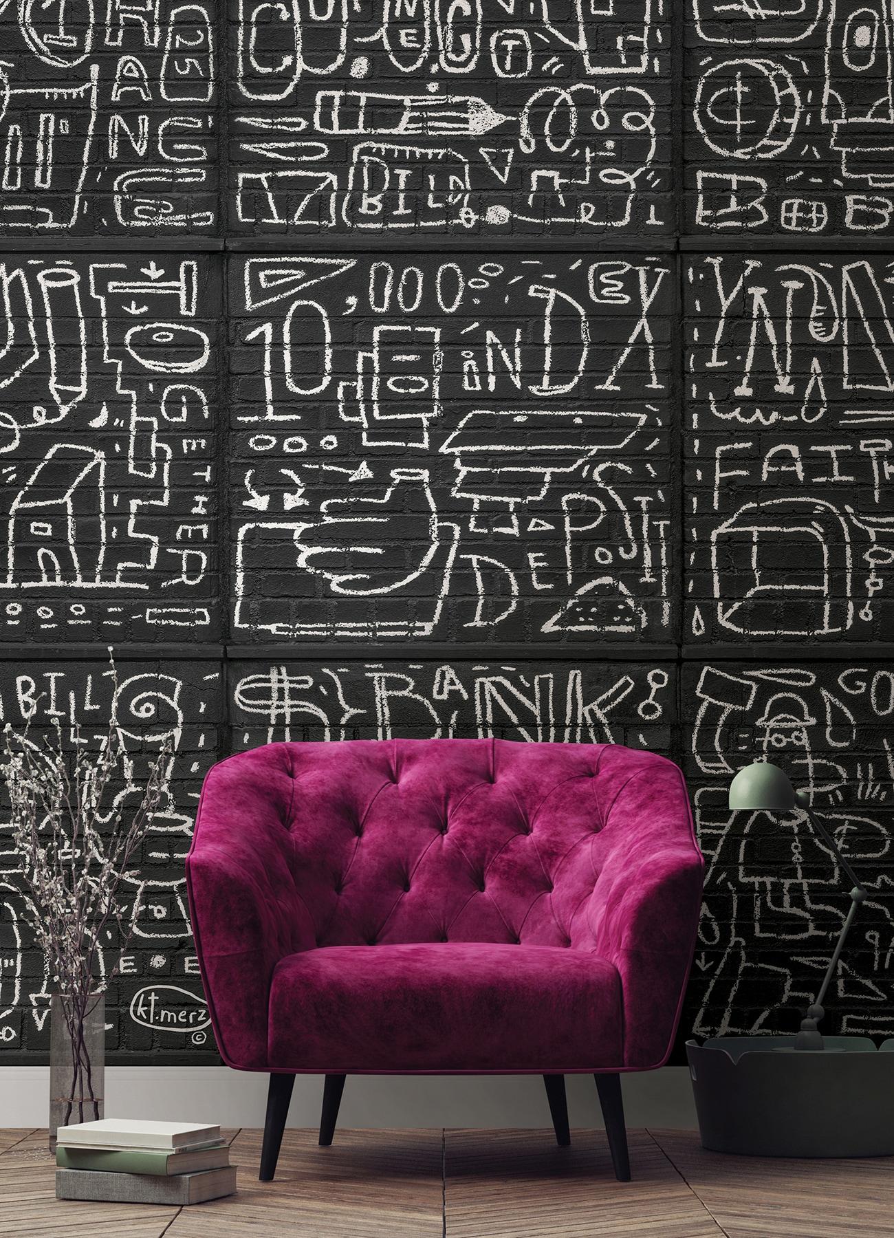 KT Merz Graphics Wall Mural