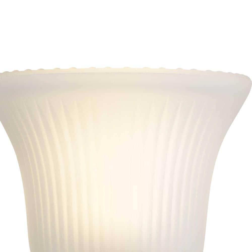 Fluted Glass Collection Three-Light Bath & Vanity