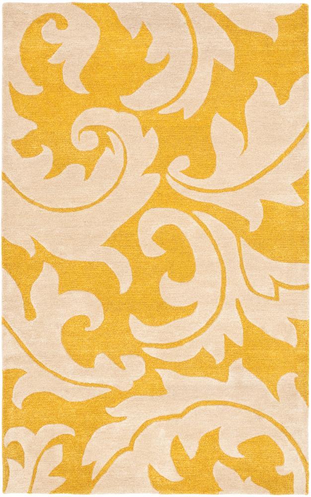 Soho SOH841 Hand Tufted Indoor Area Rug - Gold/Ivory - 5'x8' - Safavieh.