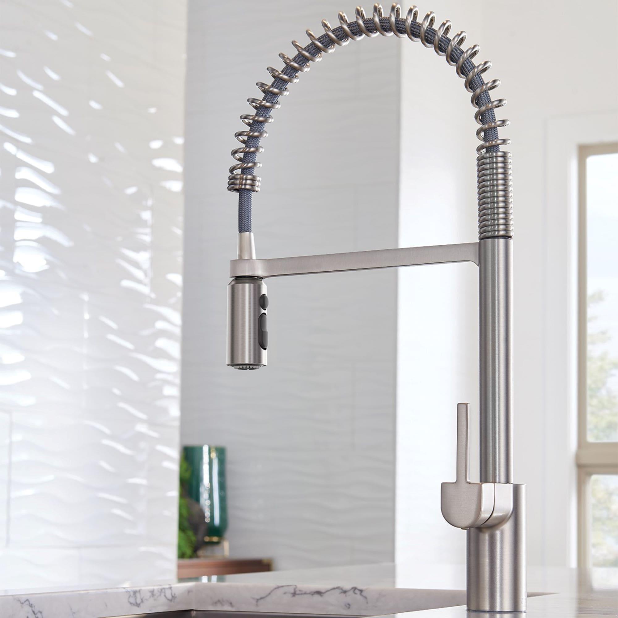 Moen Align Spot Resist Stainless One-Handle Pre-Rinse Spring Pulldown Kitchen Faucet