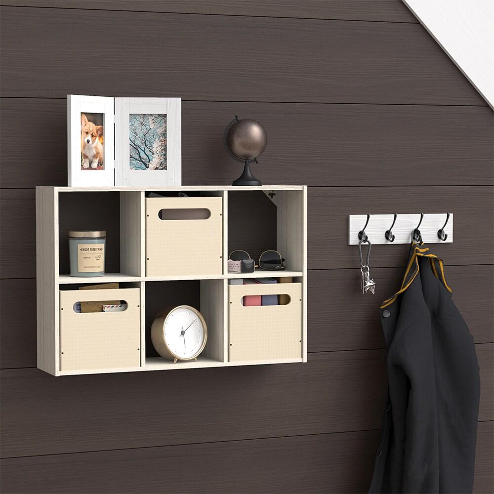 Mini 6-Cube Desktop or Wall Mount Organizer