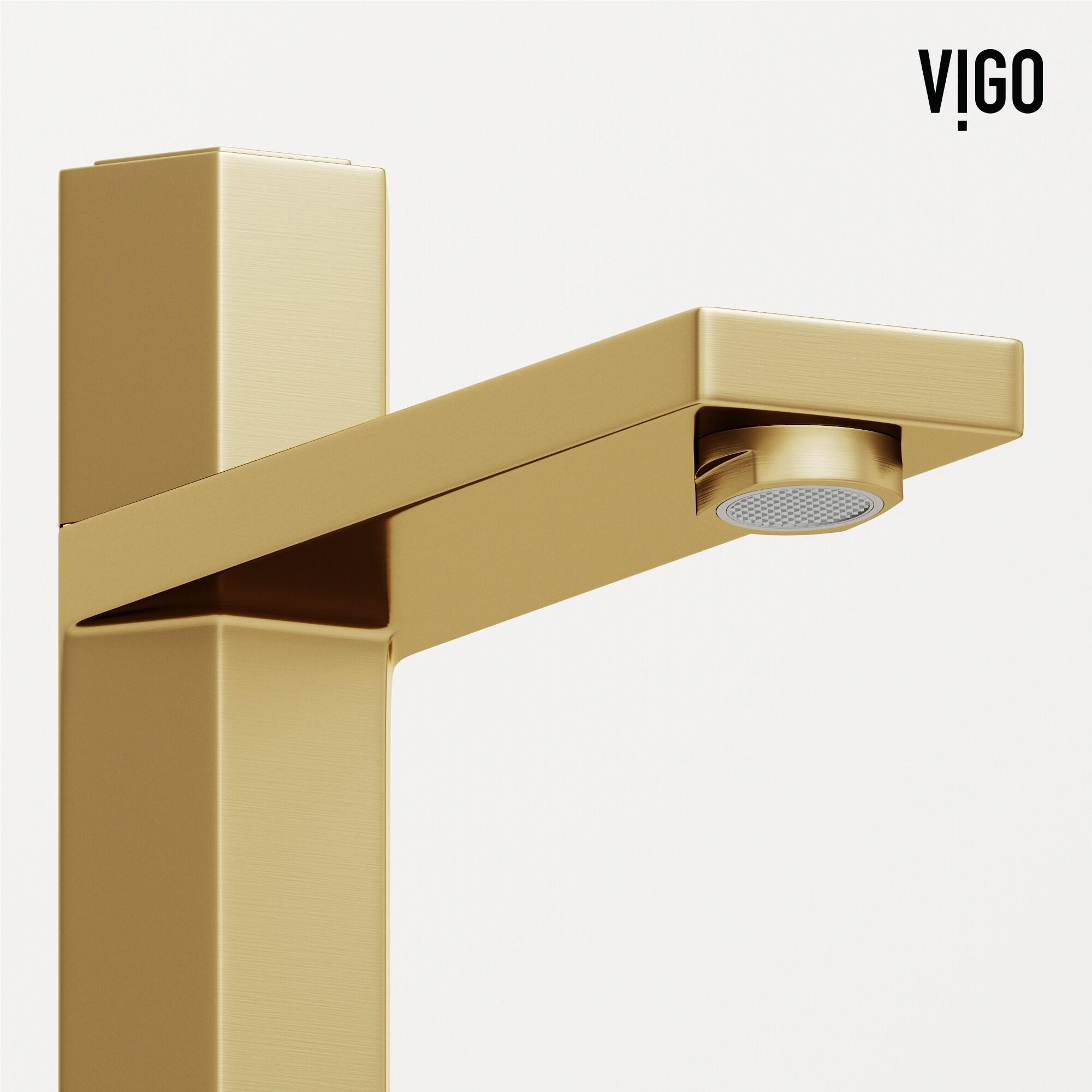 Nova 10" H Single Handle Vessel Sink Bathroom Faucet