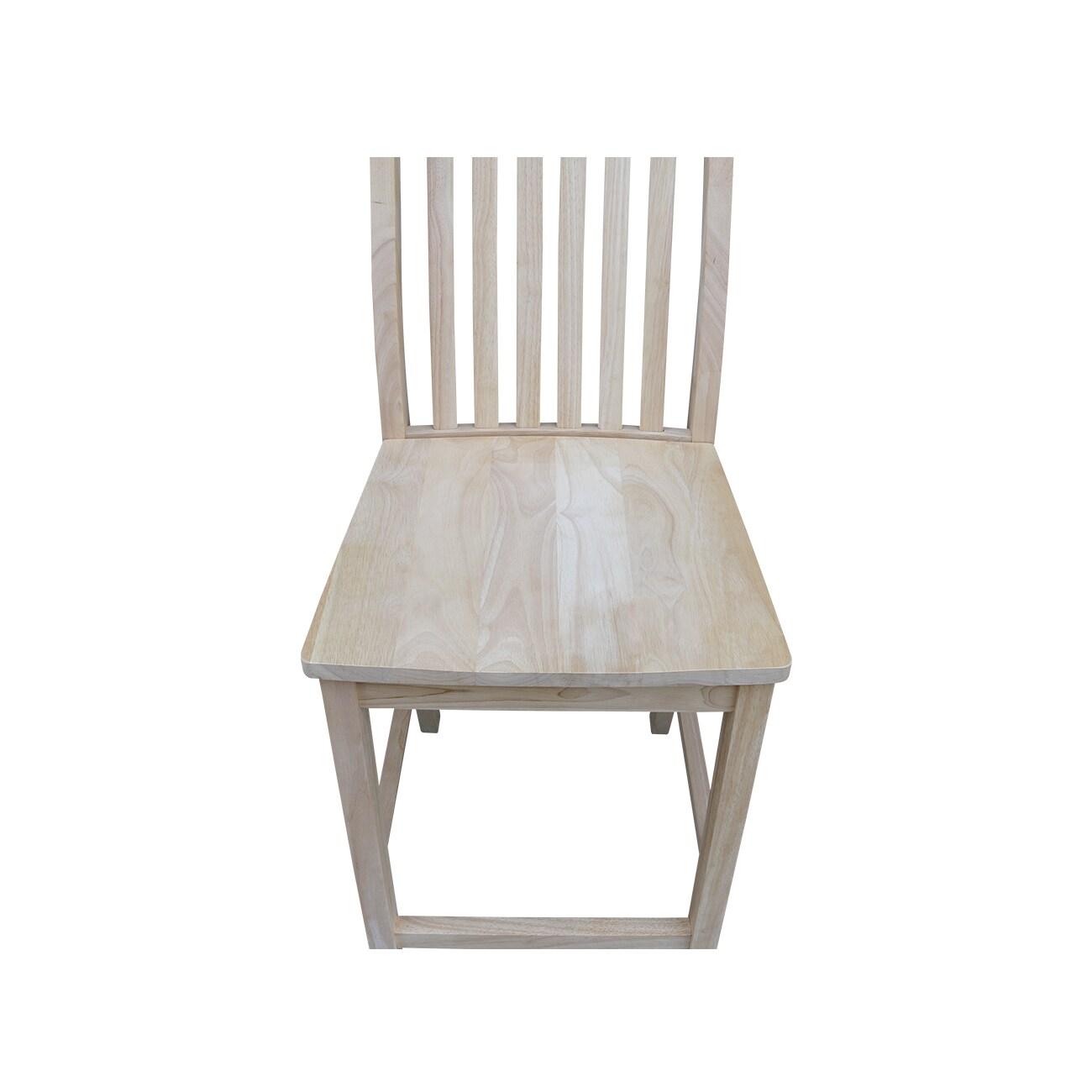 Mission Counter height Stool - 24" Seat Height