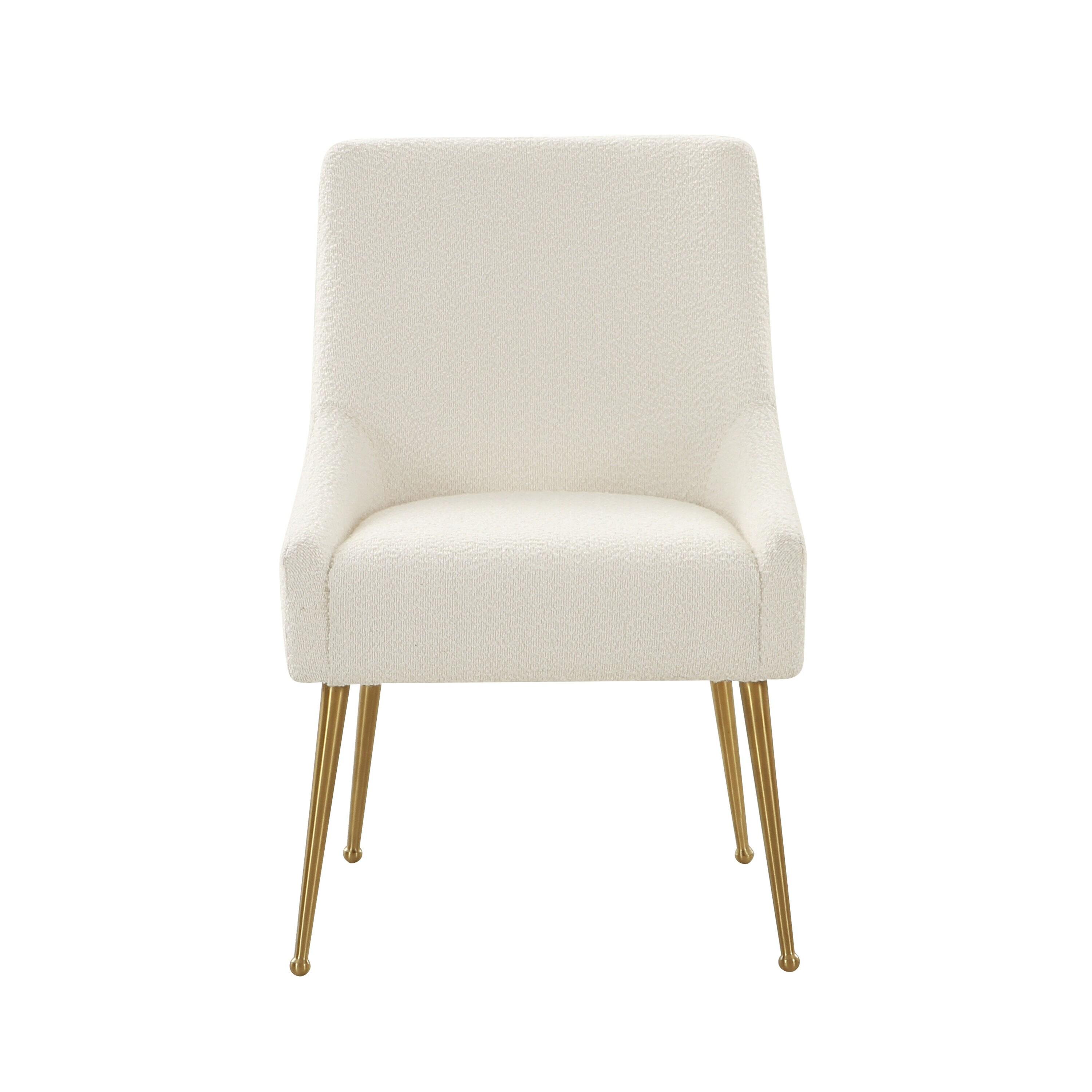 Beatrix 19'' H Velvet Upholstered Metal Parsons Chair