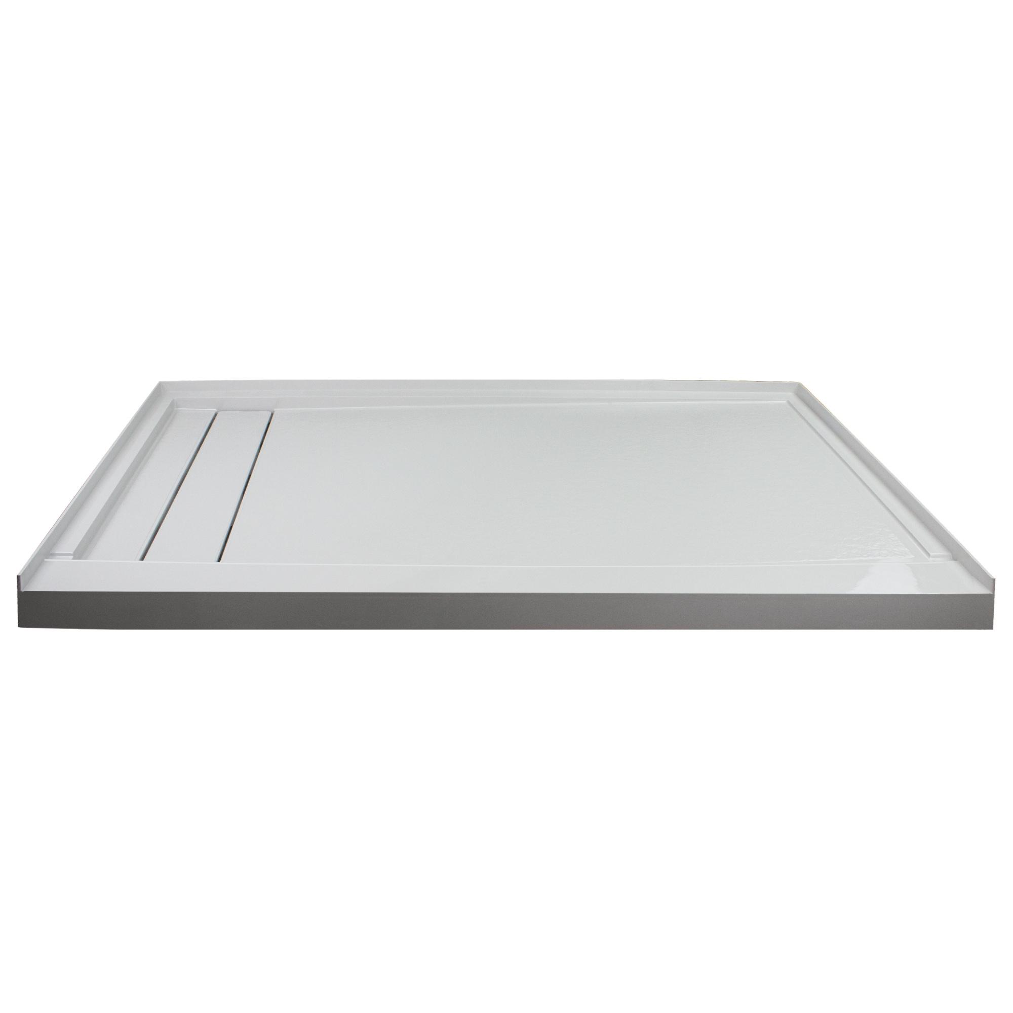 Transolid FLU6032L-39 60'' W 32'' D Rectangular Single Shower Base
