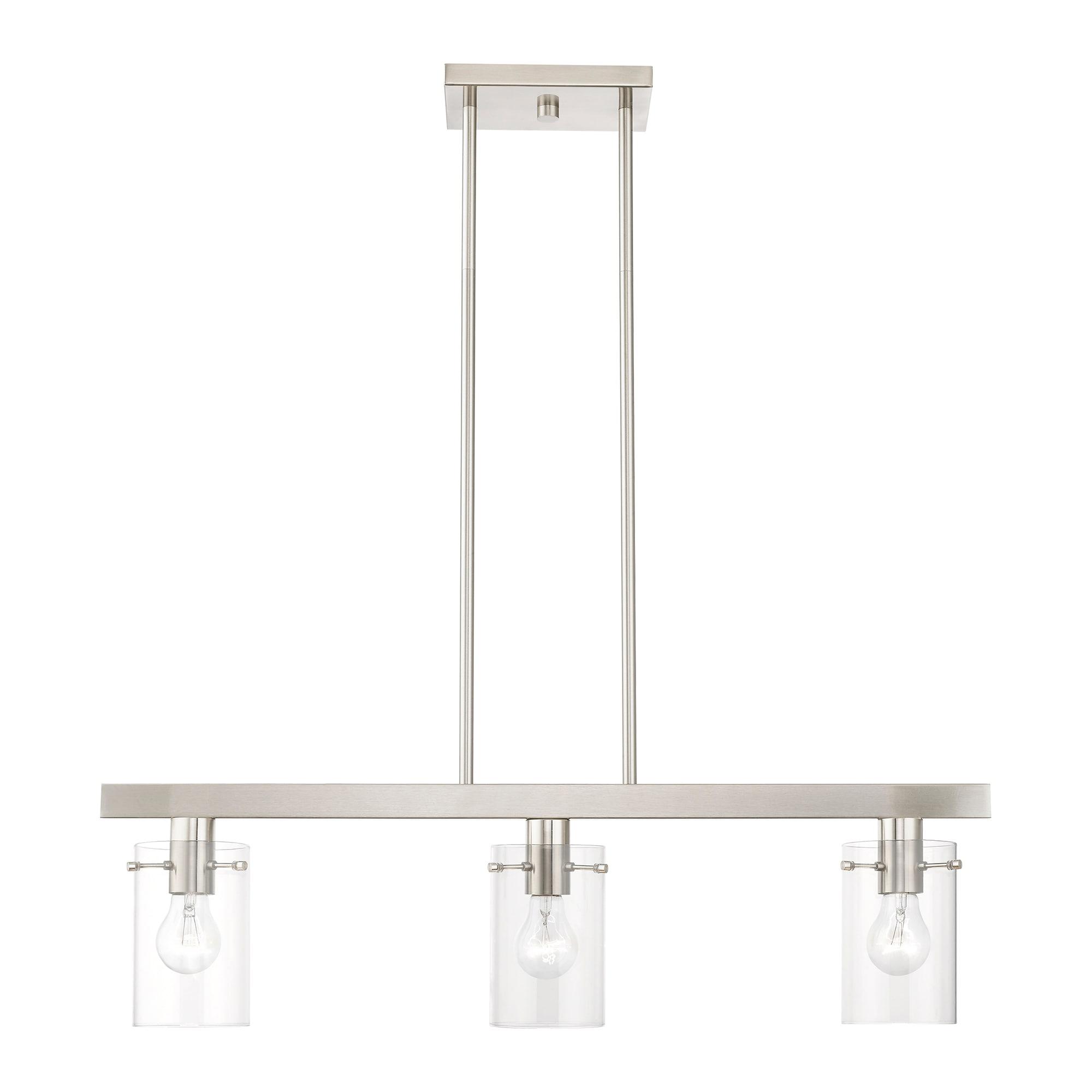 Livex Lighting Munich 3 - Light Chandelier in  Brushed Nickel