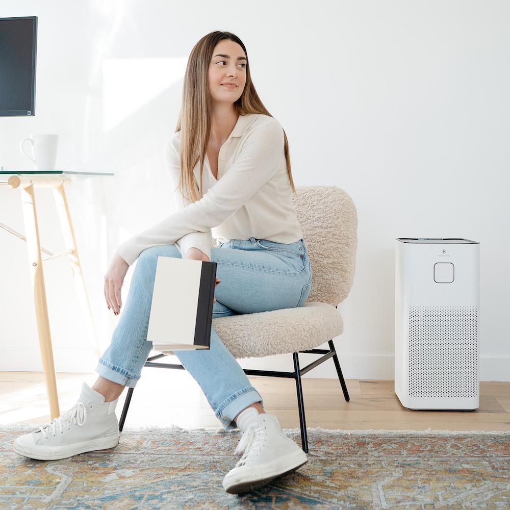 Medify Air MA-50 Air Purifier with HEPA H13 Filters - 1100 Sq ft Coverage for Pollen - White, 1-Pack