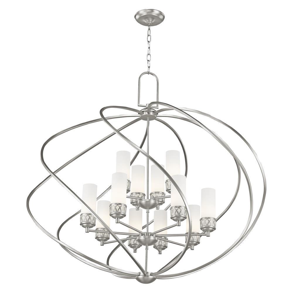 Livex Lighting Westfield Foyer Chandelier in Brushed Nickel