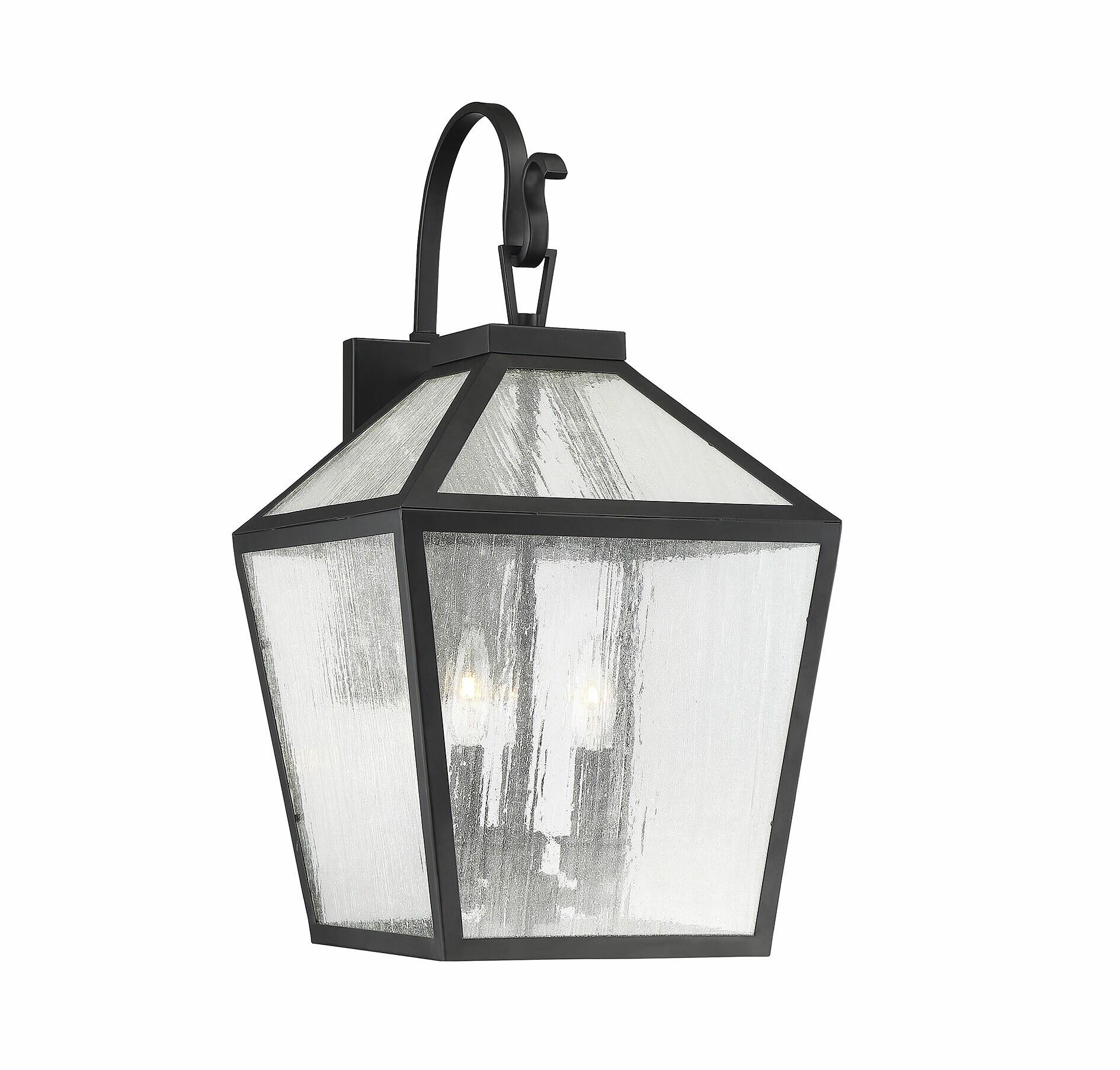 Savoy House Woodstock 3 - Light Wall Light in  Black
