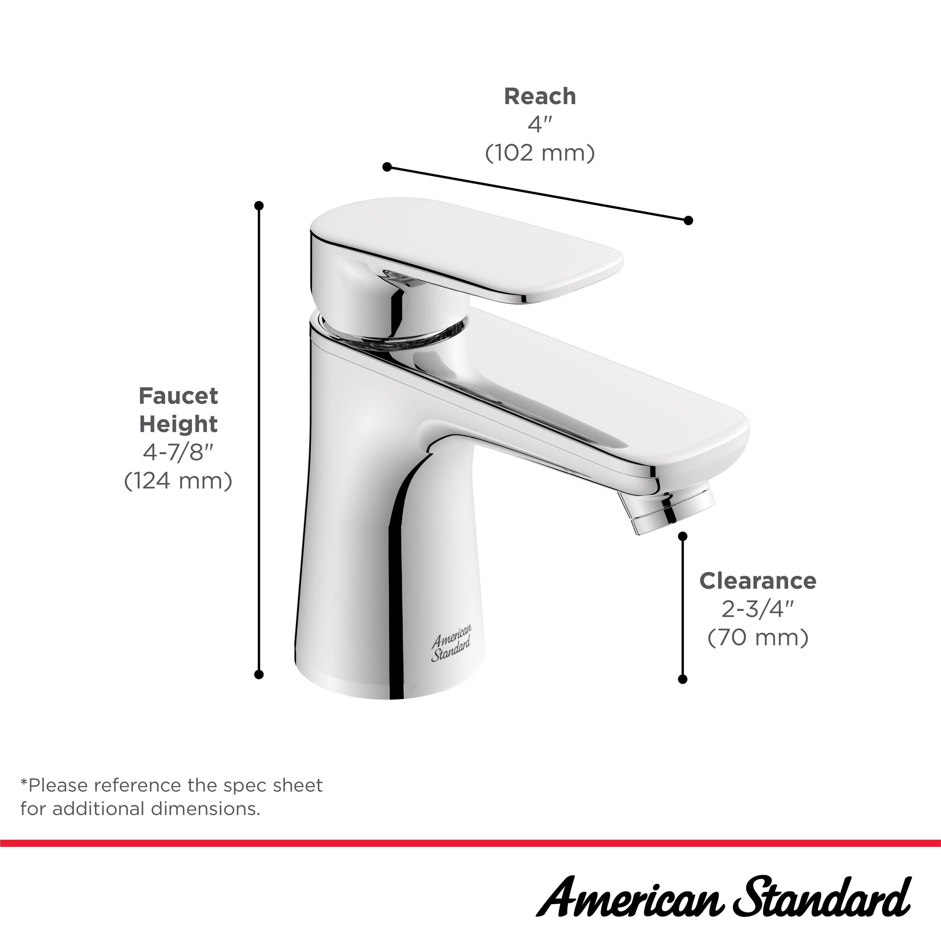 Single-Hole Single-handle Bathroom Faucet with Drain Assembly