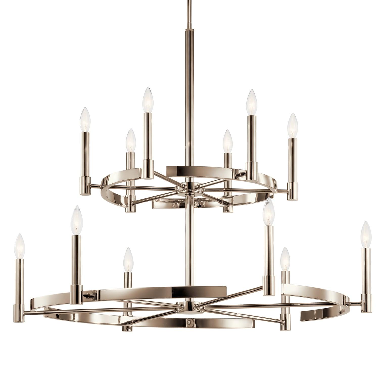 Kichler Lighting Tolani 12 - Light Chandelier in  Polished Nickel