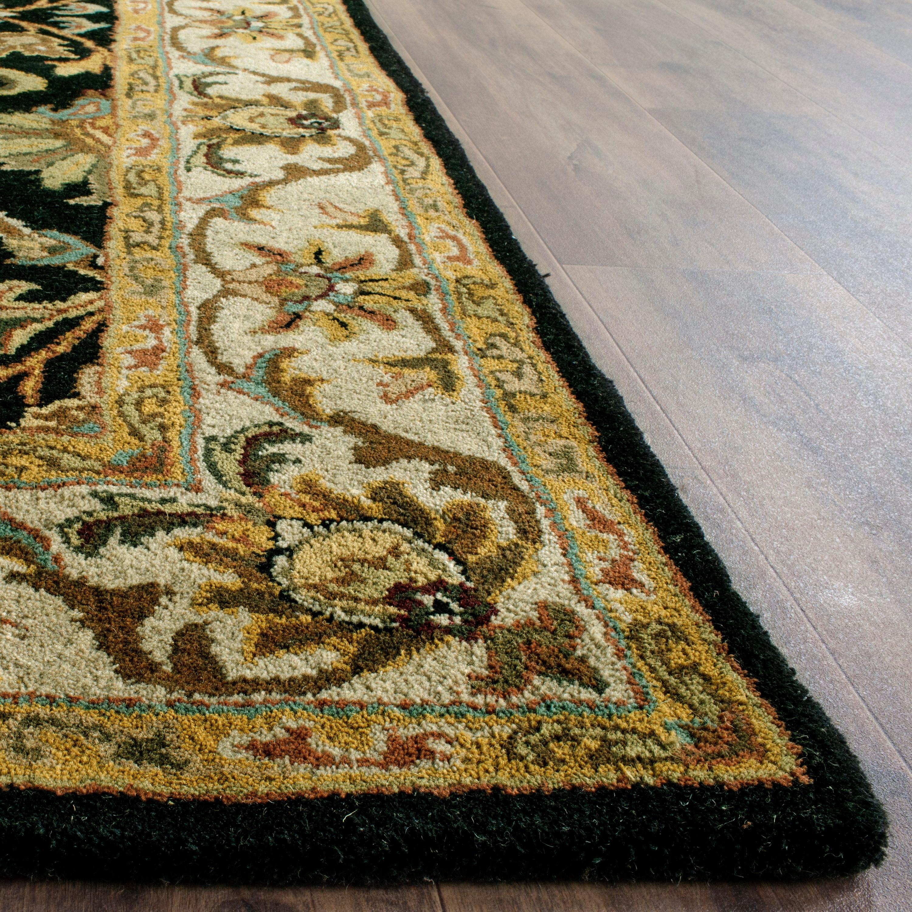 Heritage HG628 Hand Tufted Runner Rug - Black/Beige - 2'3"x10' - Safavieh.