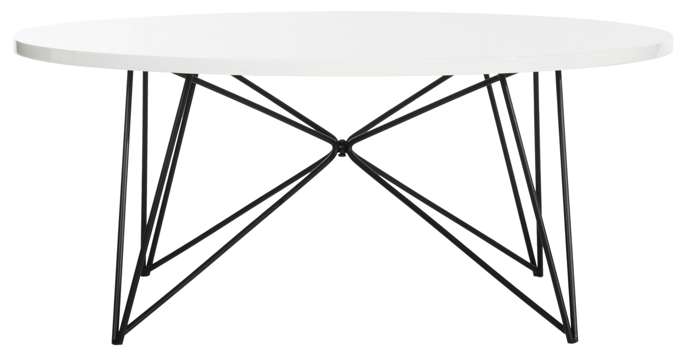 Maris Coffee Table - Lacquer White - Safavieh