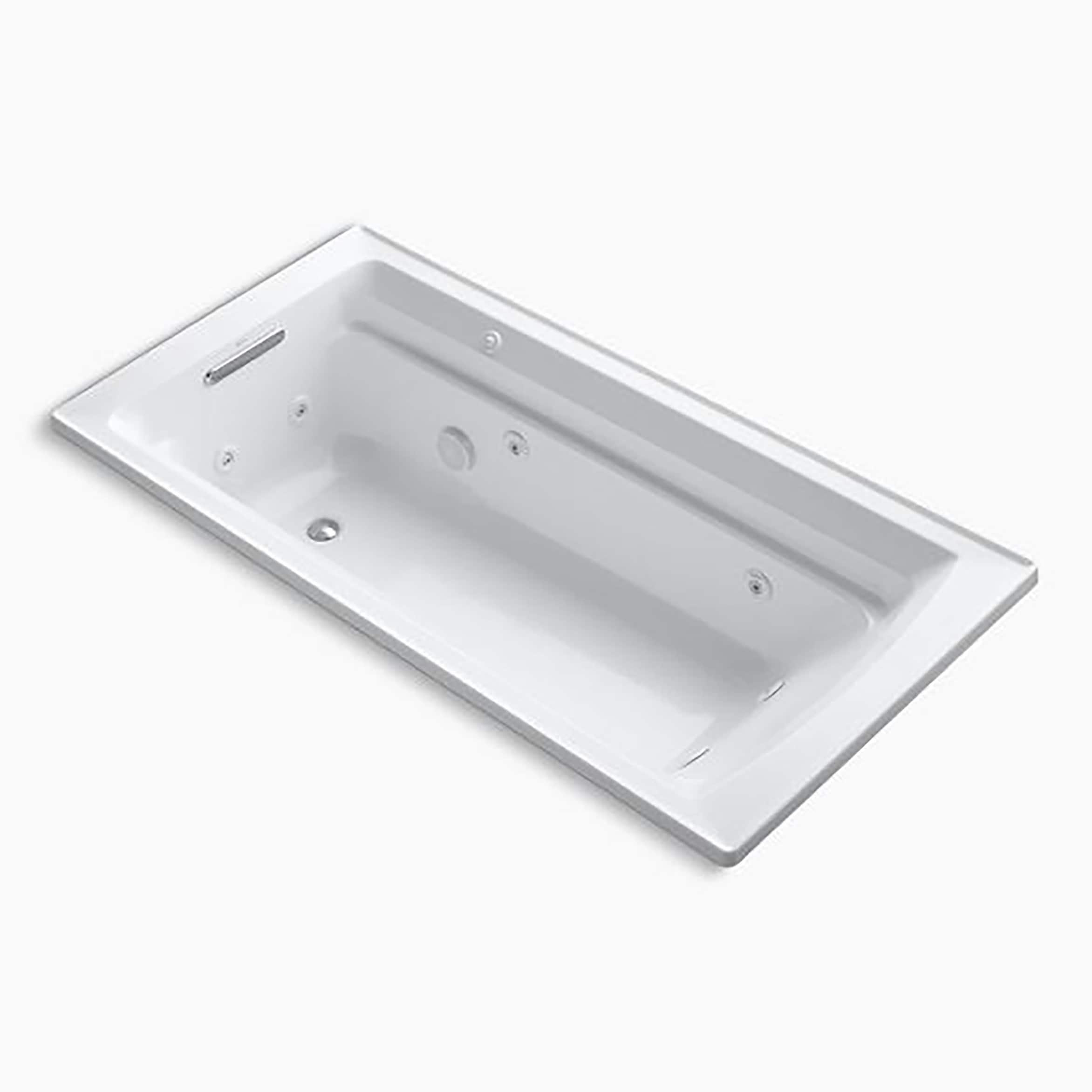 Archer® 72" x 36" Drop in Whirlpool Acrylic Bathtub