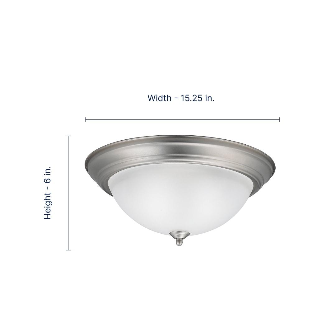 Kichler Lighting 3 - Light Flush Mount in  Brushed Nickel