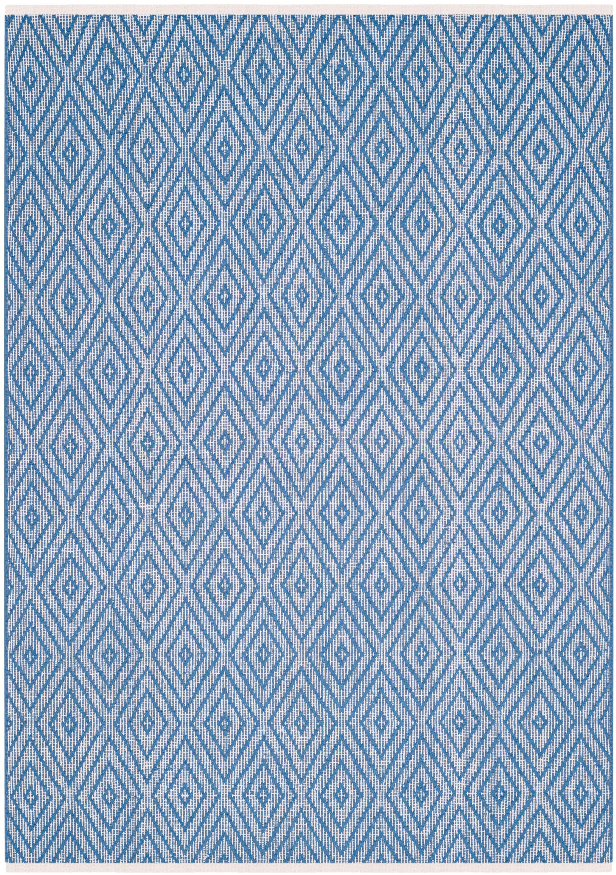 Montauk MTK811 Hand Woven Area Rug - Blue/Ivory - 5'x8' - Safavieh.