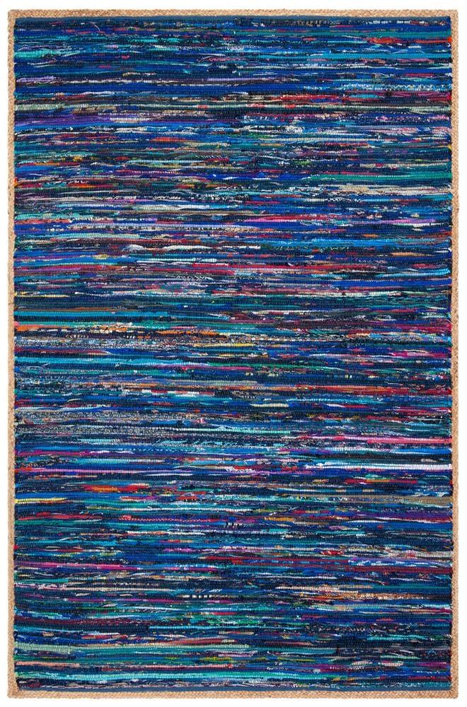 Montauk MTK960 Hand Woven Area Rug - Blue/Natural - 5'x8' - Safavieh.