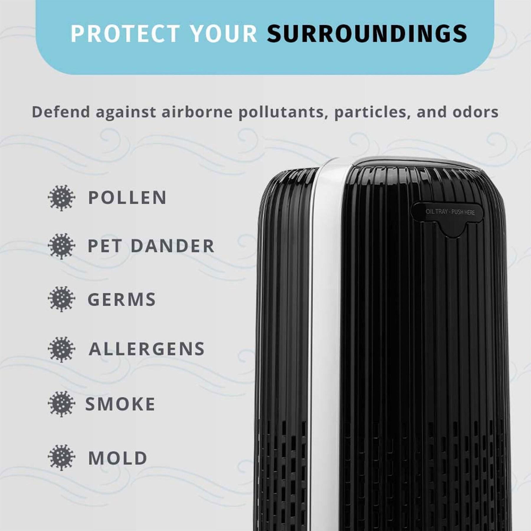 Homedics Replacement HEPA-type filter for AP-T10 and AP-T12: Captures Allergens, Compatible with HoMedics Air Purifiers