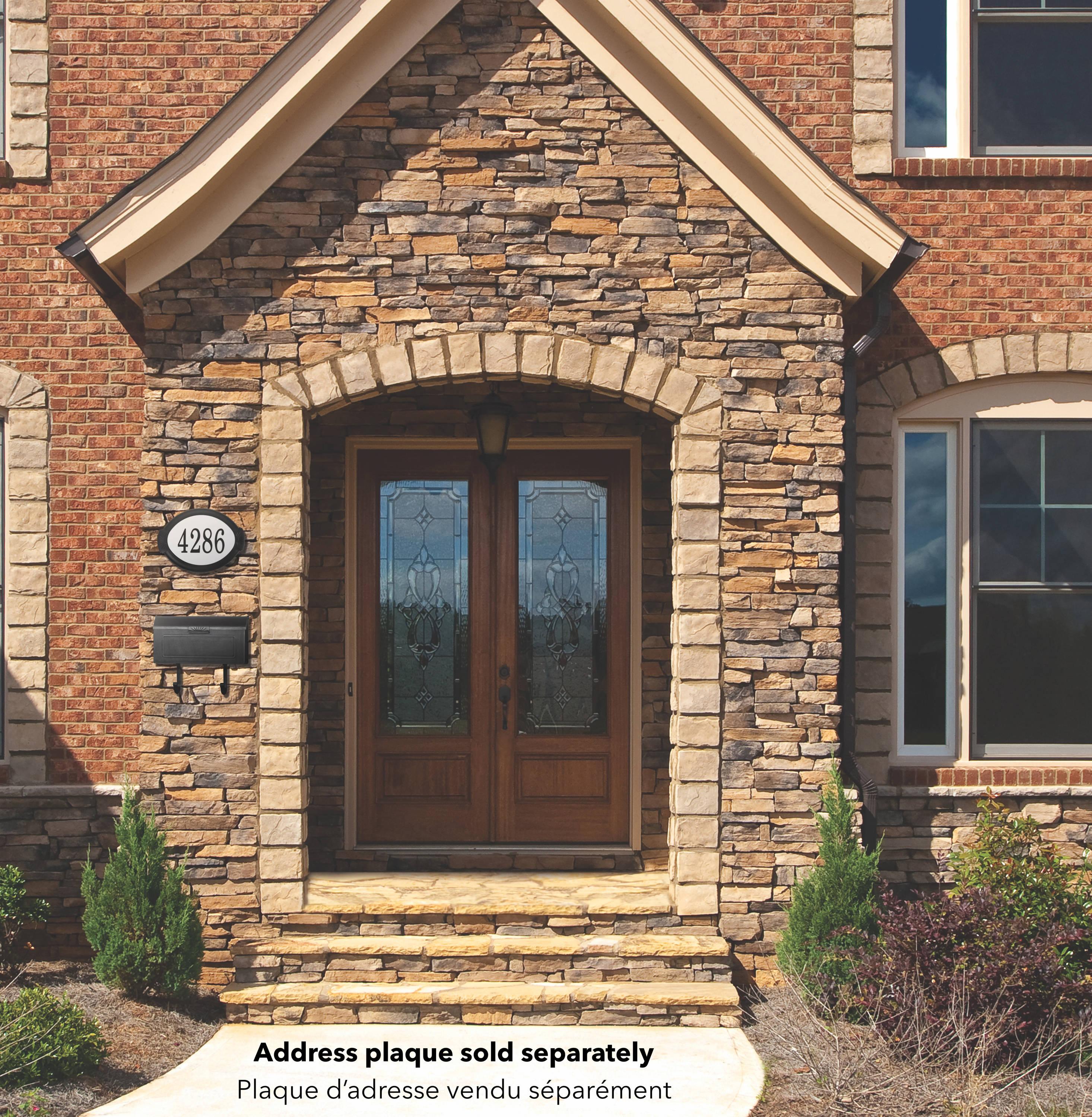 PRO-DF Cast Aluminum Wall Mounted Mailbox