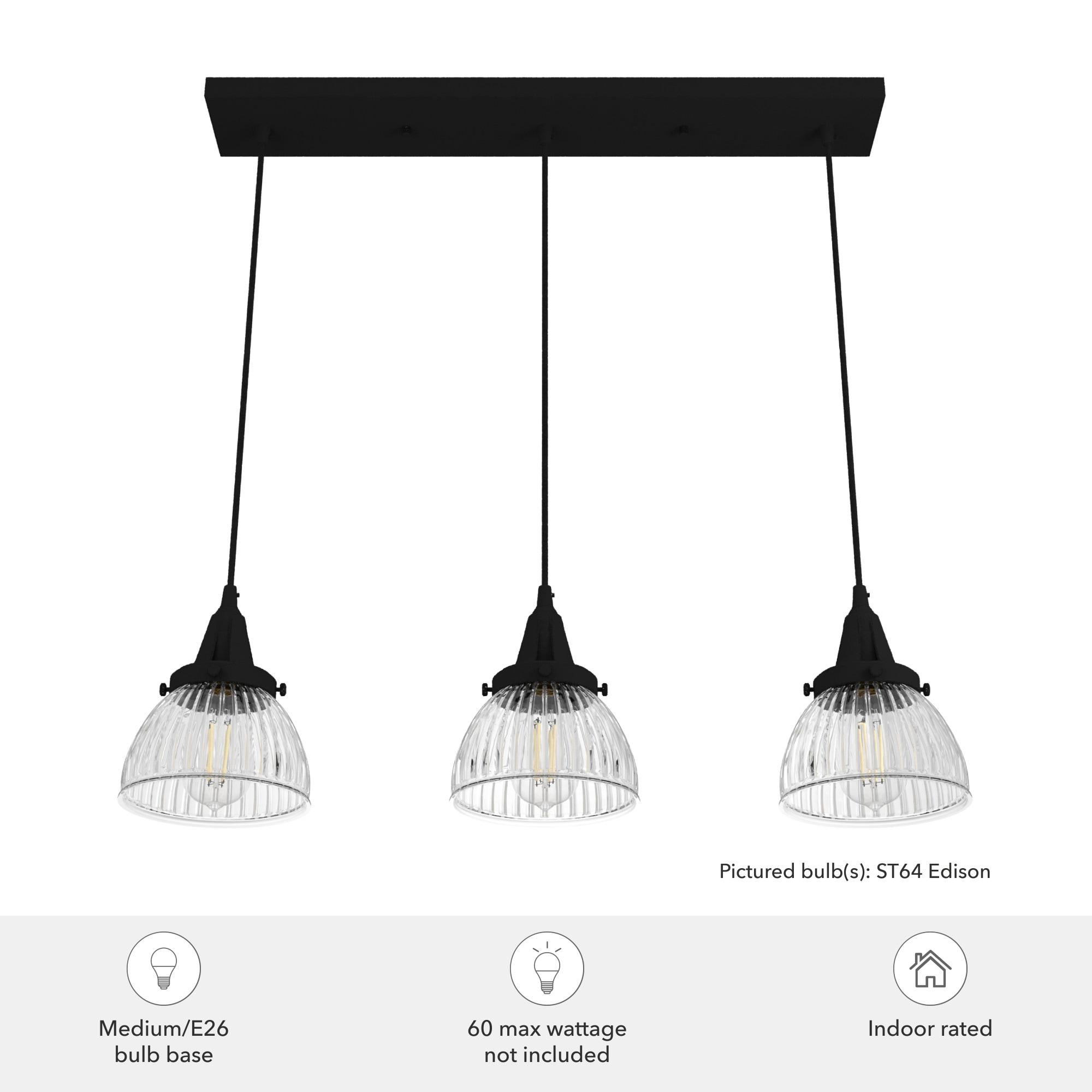 Cypress Grove 3 - Light Cluster Bell Pendant