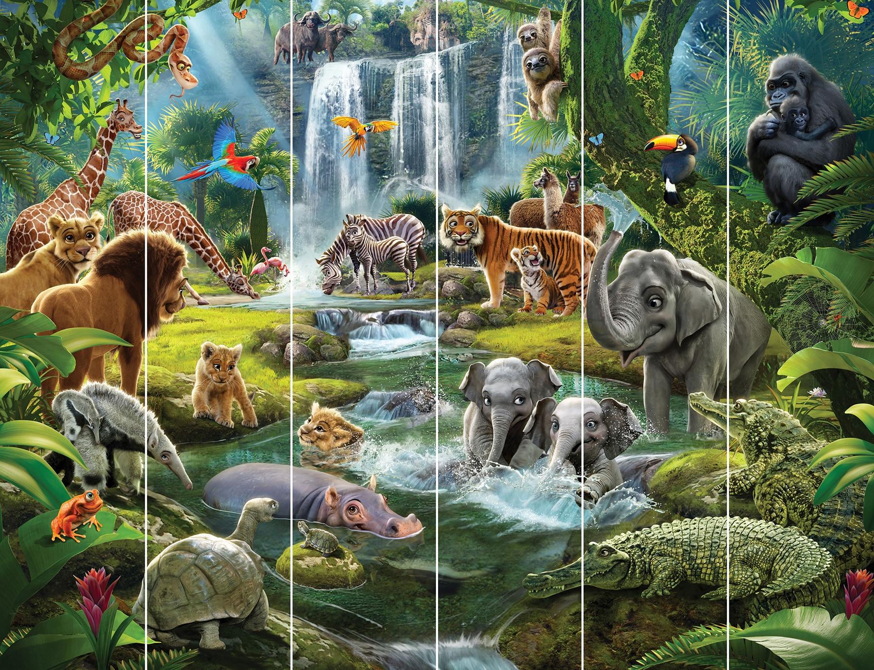 Walltastic Jungle Adventure Wall Mural