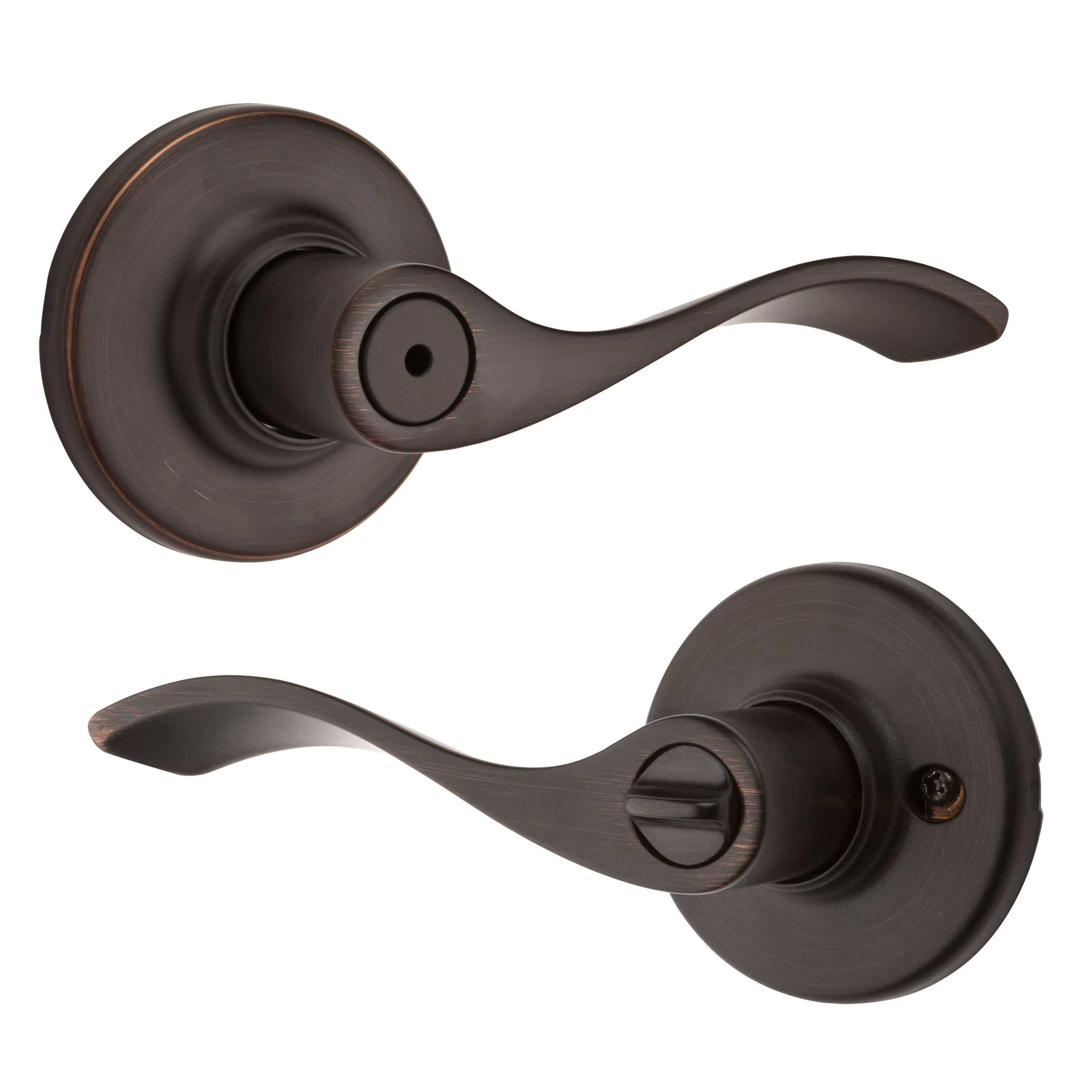 Kwikset 93001-883 Adjustable Venetian Bronze Balboa Privacy Lever