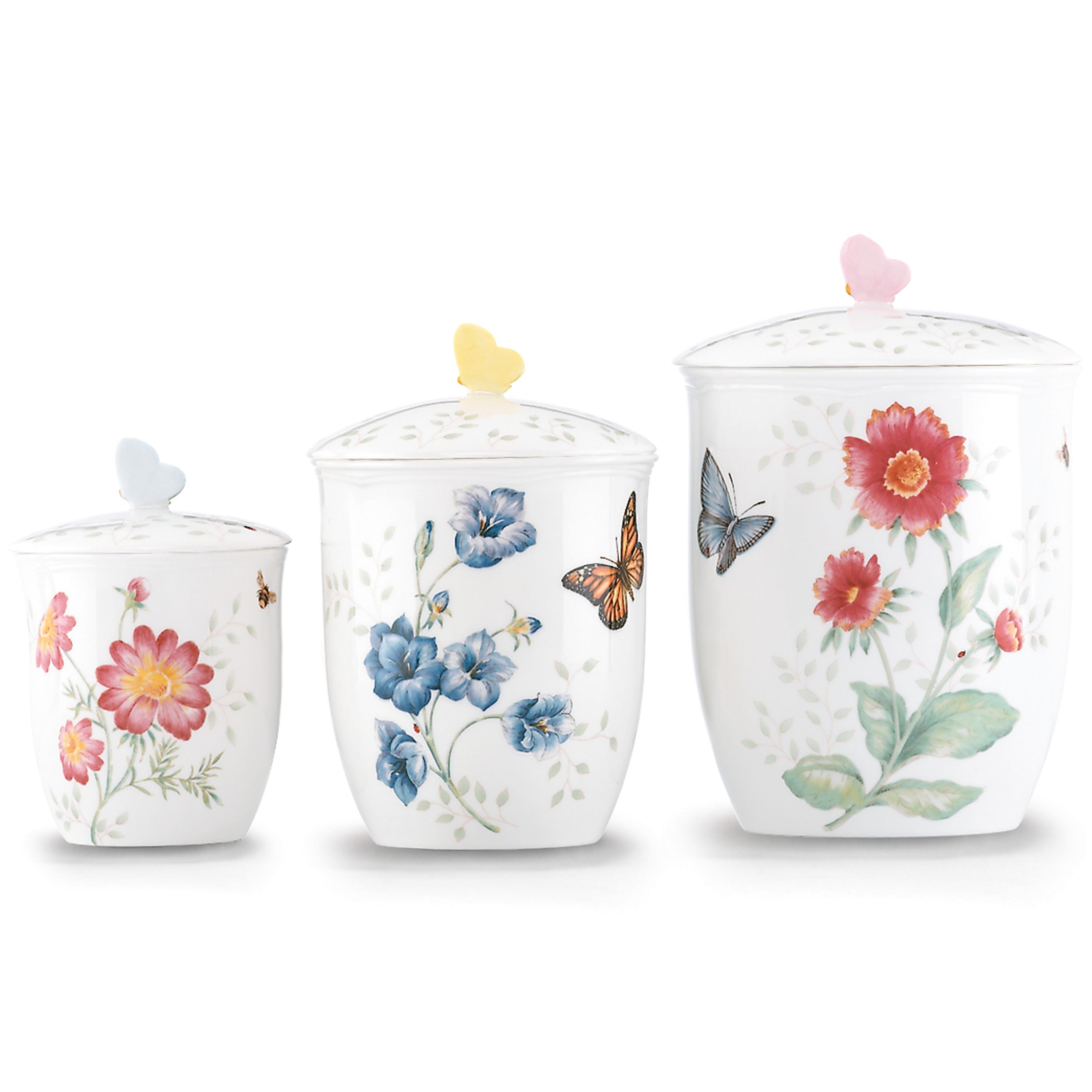 Lenox Butterfly Meadow 3-Piece Canister Set