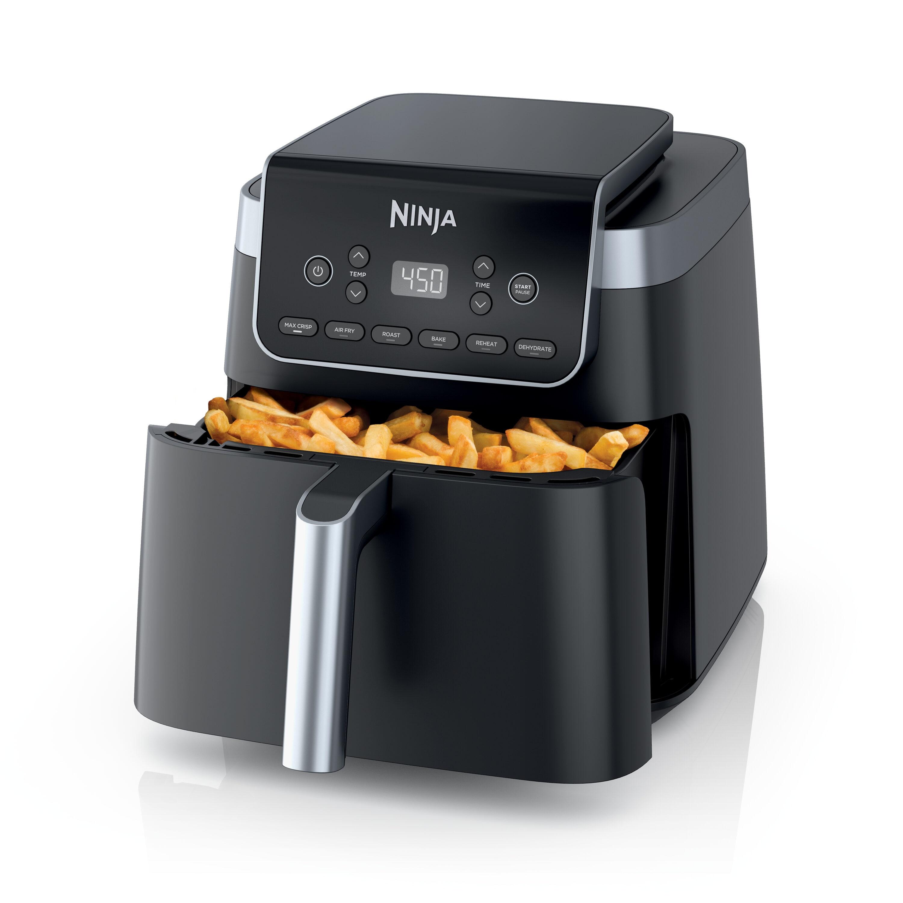 Ninja Air Fryer Pro XL 6-in-1 - AF181: 6.5 Qt Capacity, 1750W, Dishwasher-Safe Parts, Metal & Plastic, Gray