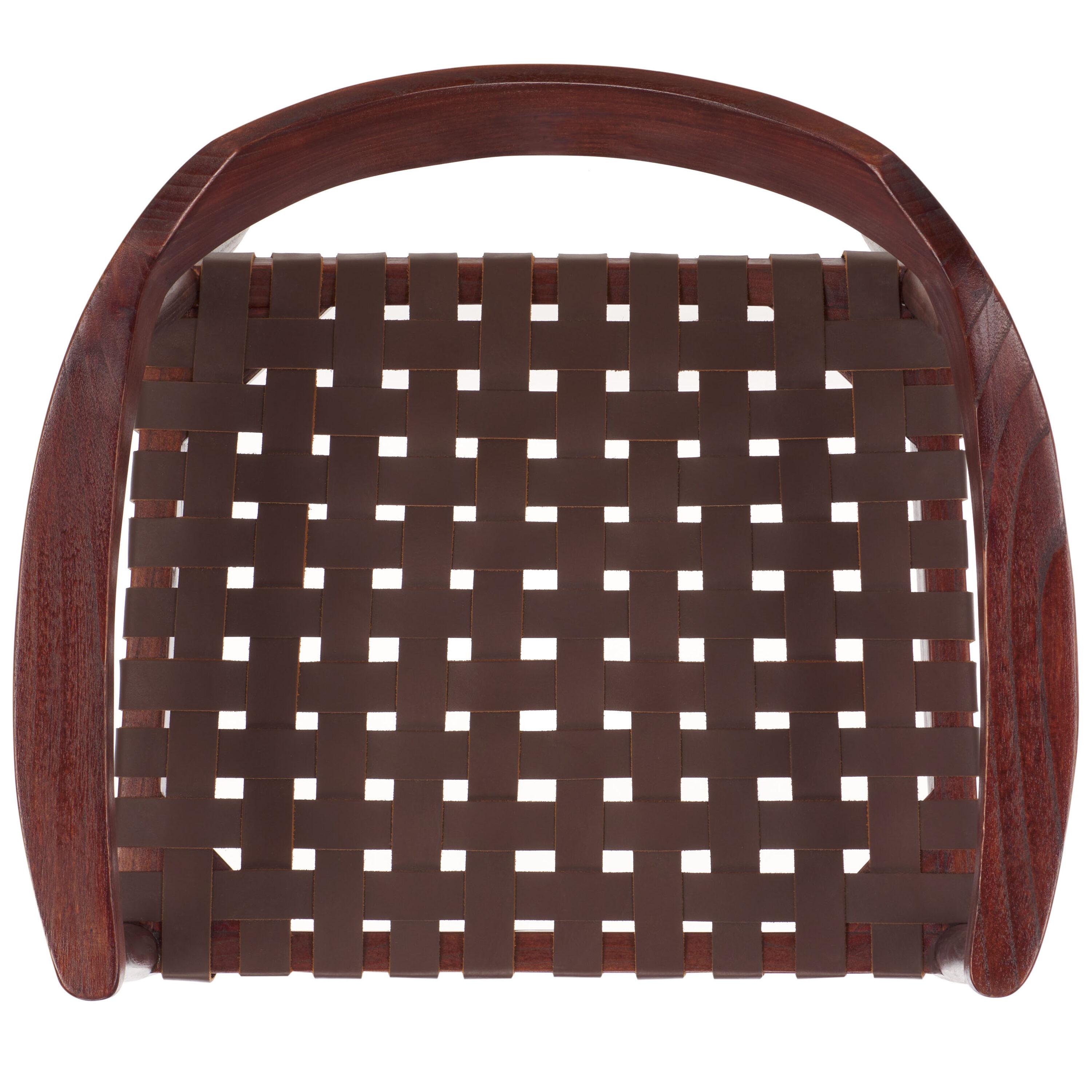 Amycus Accent Chair - ACH1202 - Cognac/Walnut - Safavieh