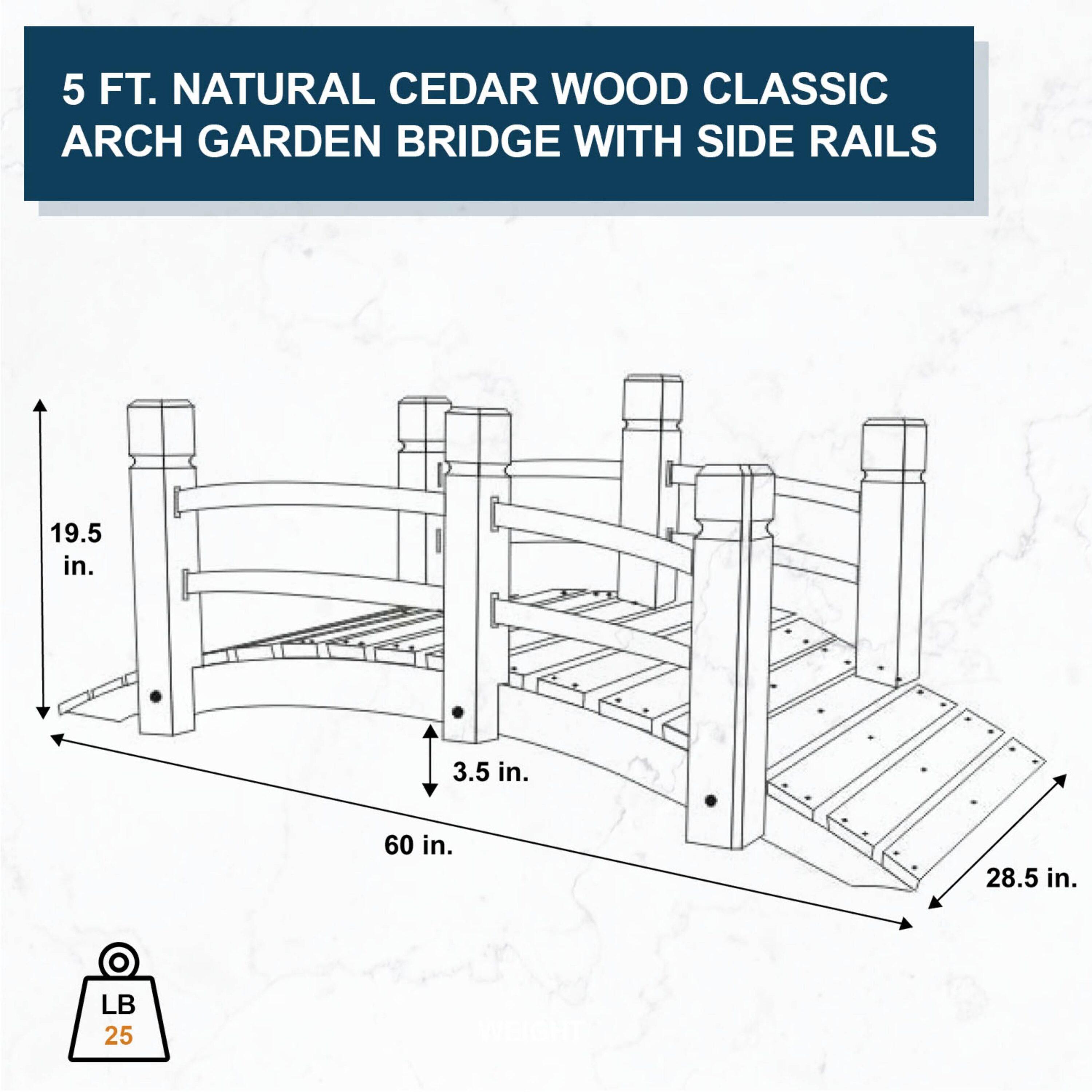 Shine Company Inc. Thee Garden Bridge & Reviews | Wayfair