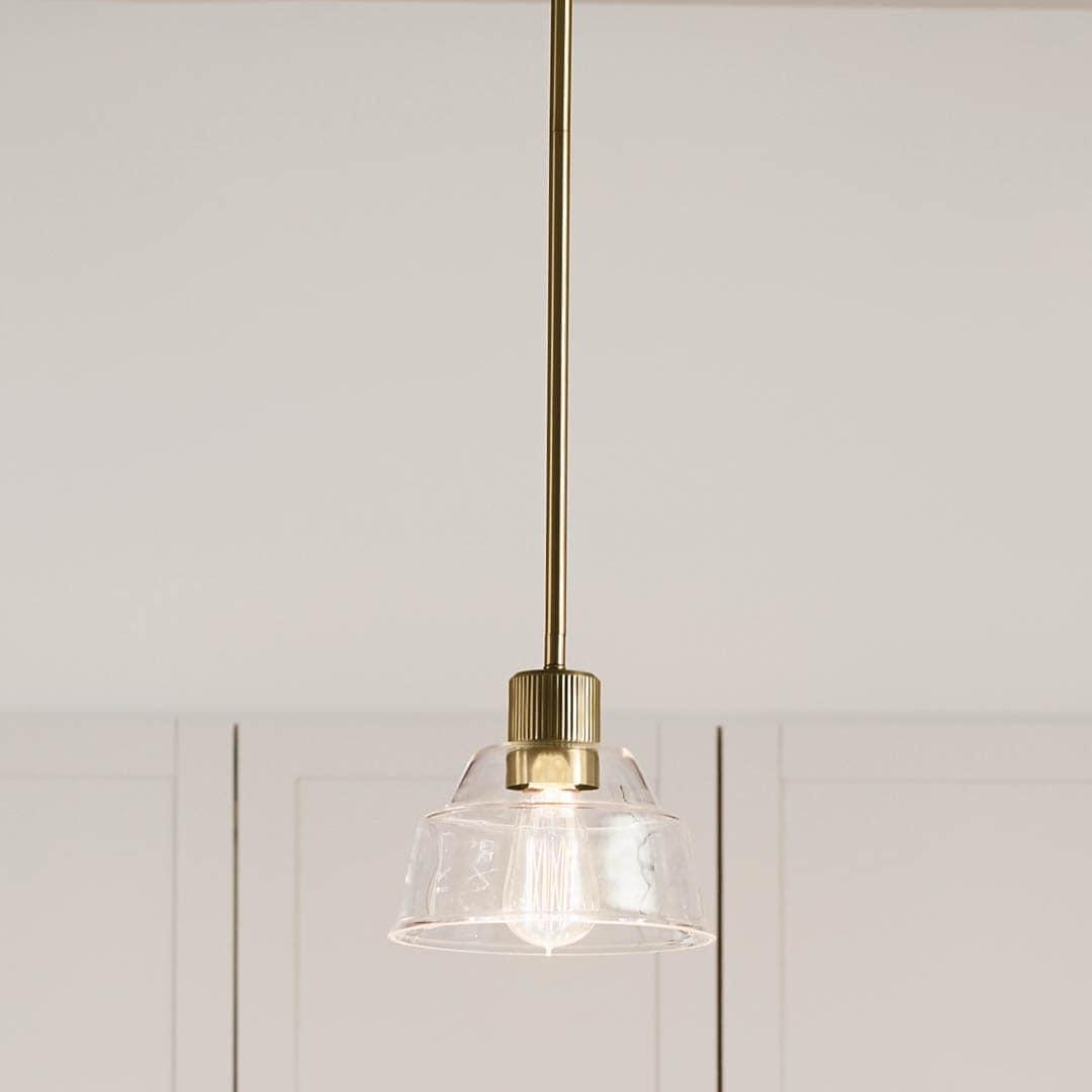 Kichler Lighting Eastmont 1 - Light Pendant in  Brushed Brass