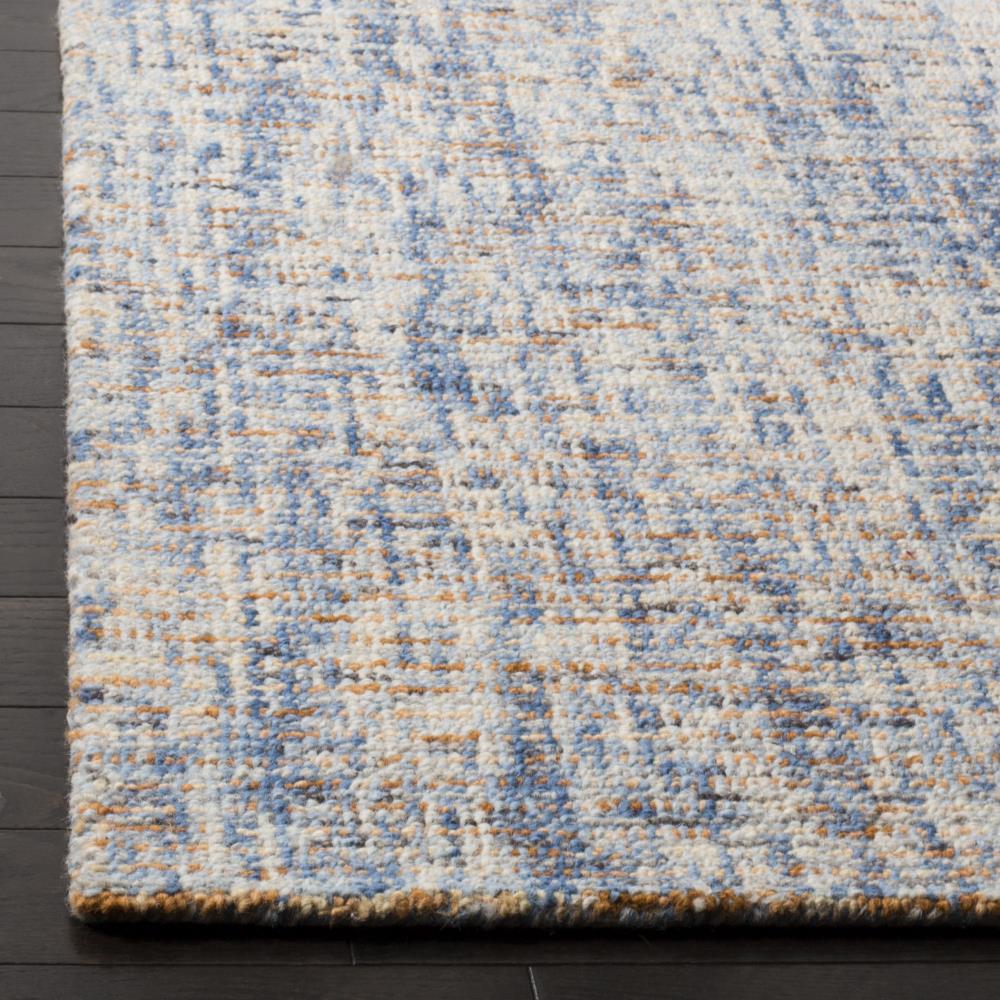 Abstract ABT468 Handmade Indoor Area Rug - Dark Blue/Rust - 5'x8' - Safavieh