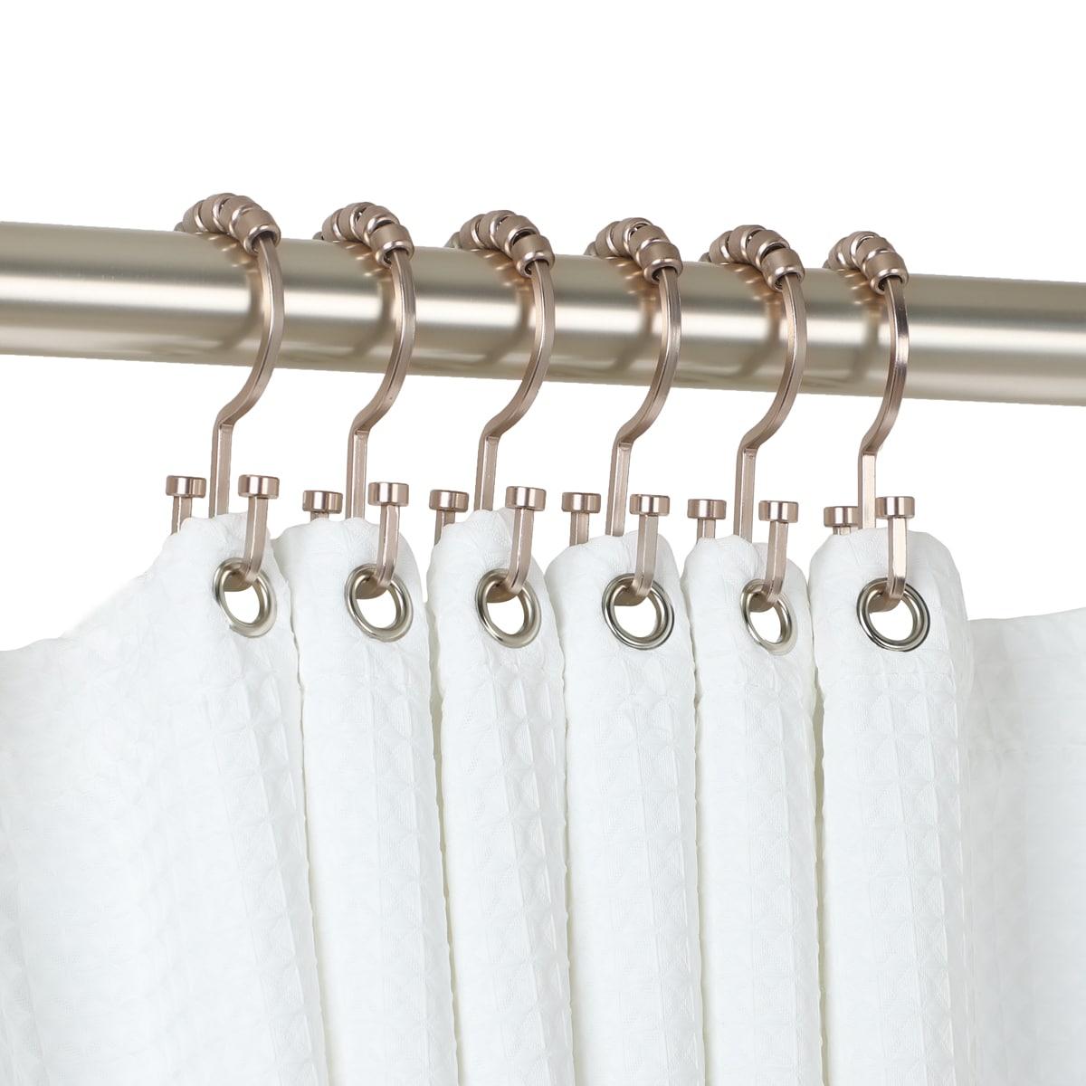 Utopia Alley Deco Steel Shower Curtain Hook (Set of 12)