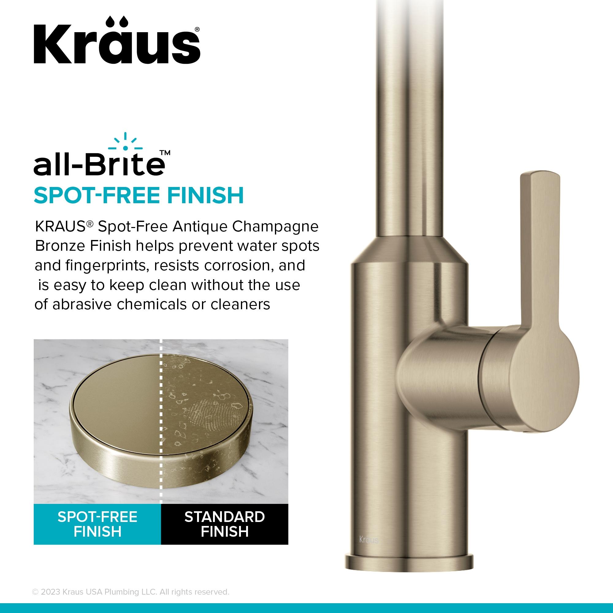 KRAUS Oletto Touchless Sensor Pull-Down Single Handle Kitchen Faucet