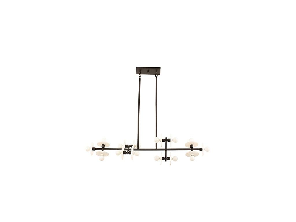 Savoy House Amani 14 - Light Chandelier in  Black Cashmere